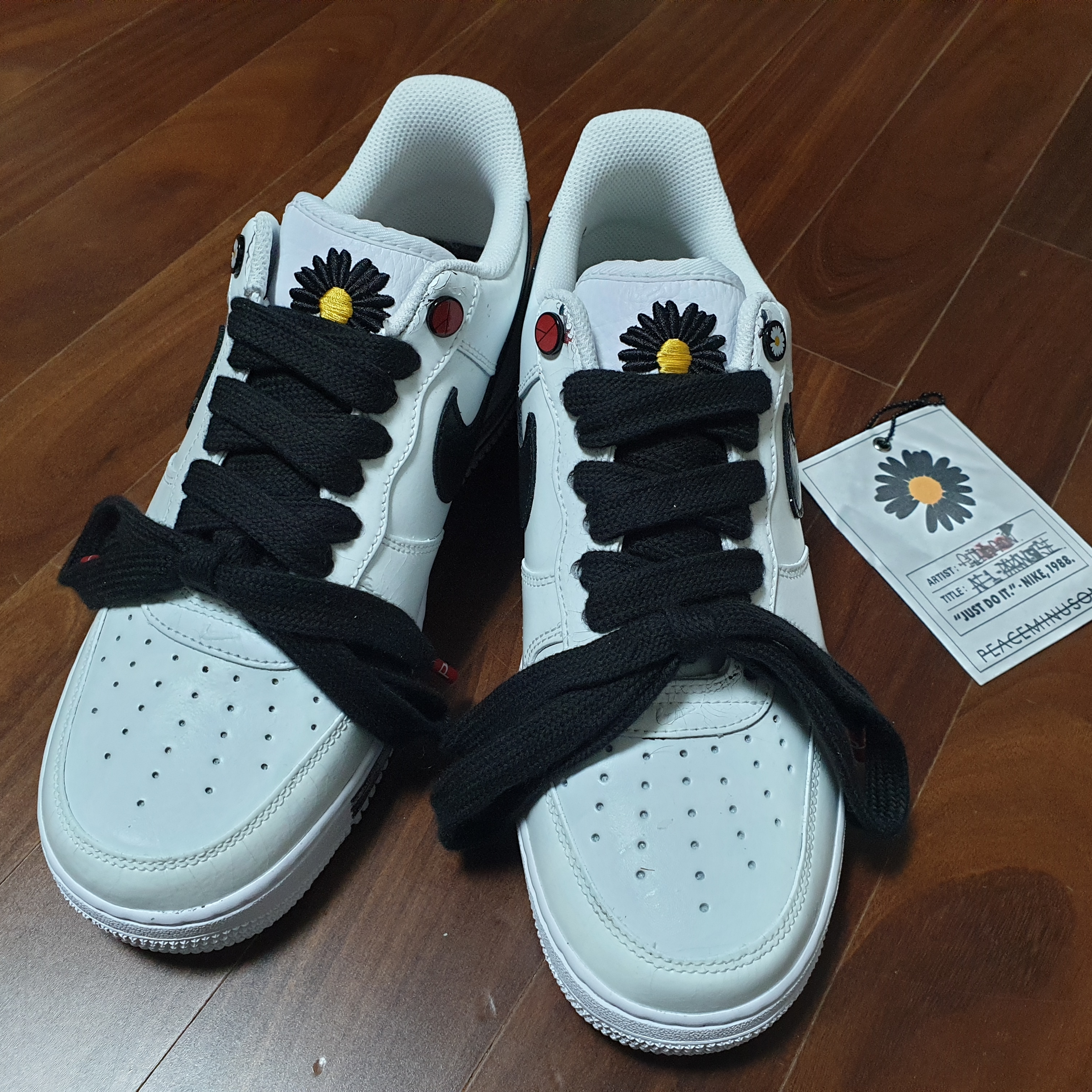 Nike x Peaceminusone Air Force 1 Low Para-Noise 2.0 착용 스타일 - 3
