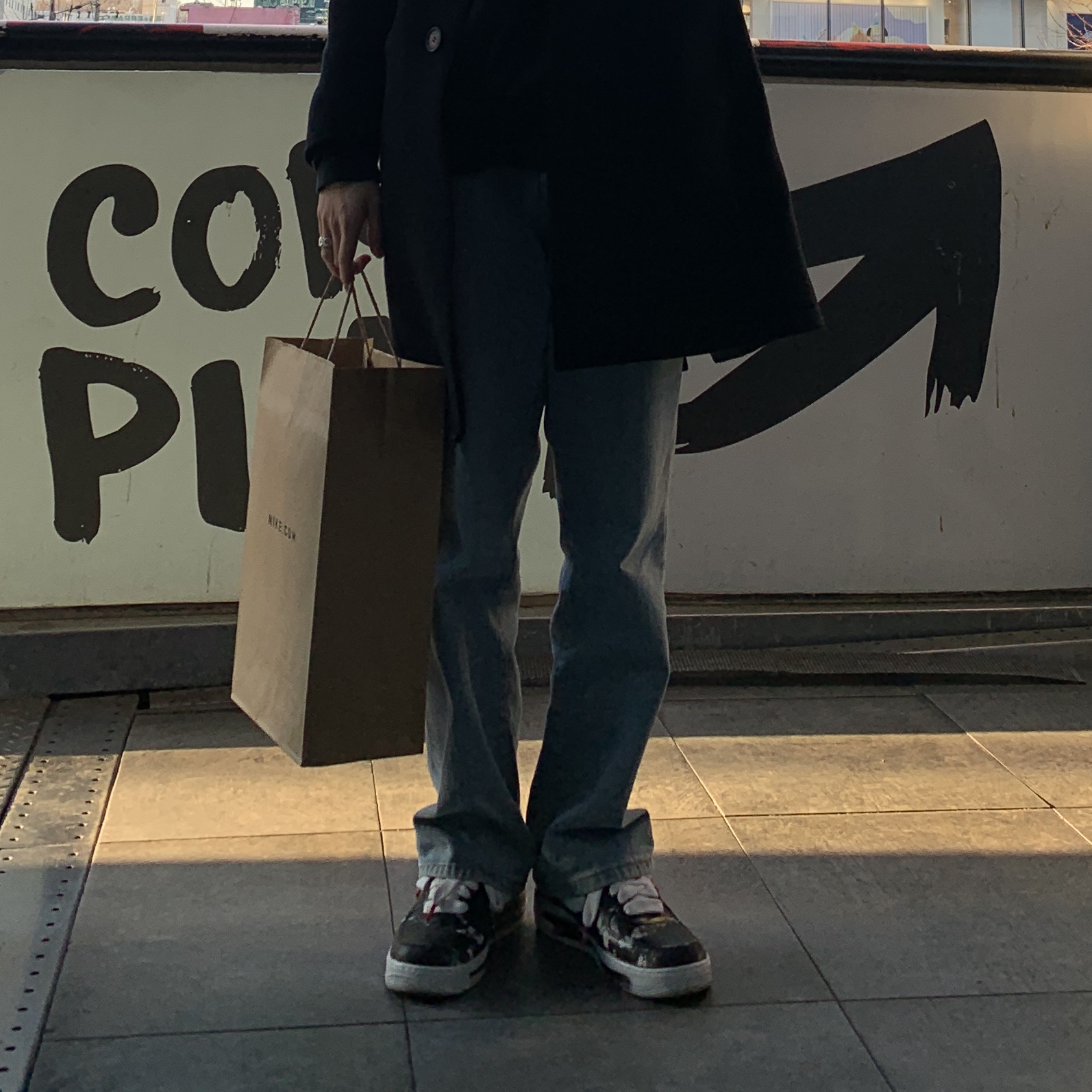 Nike x Peaceminusone Air Force 1 Low Para-Noise 착용 스타일