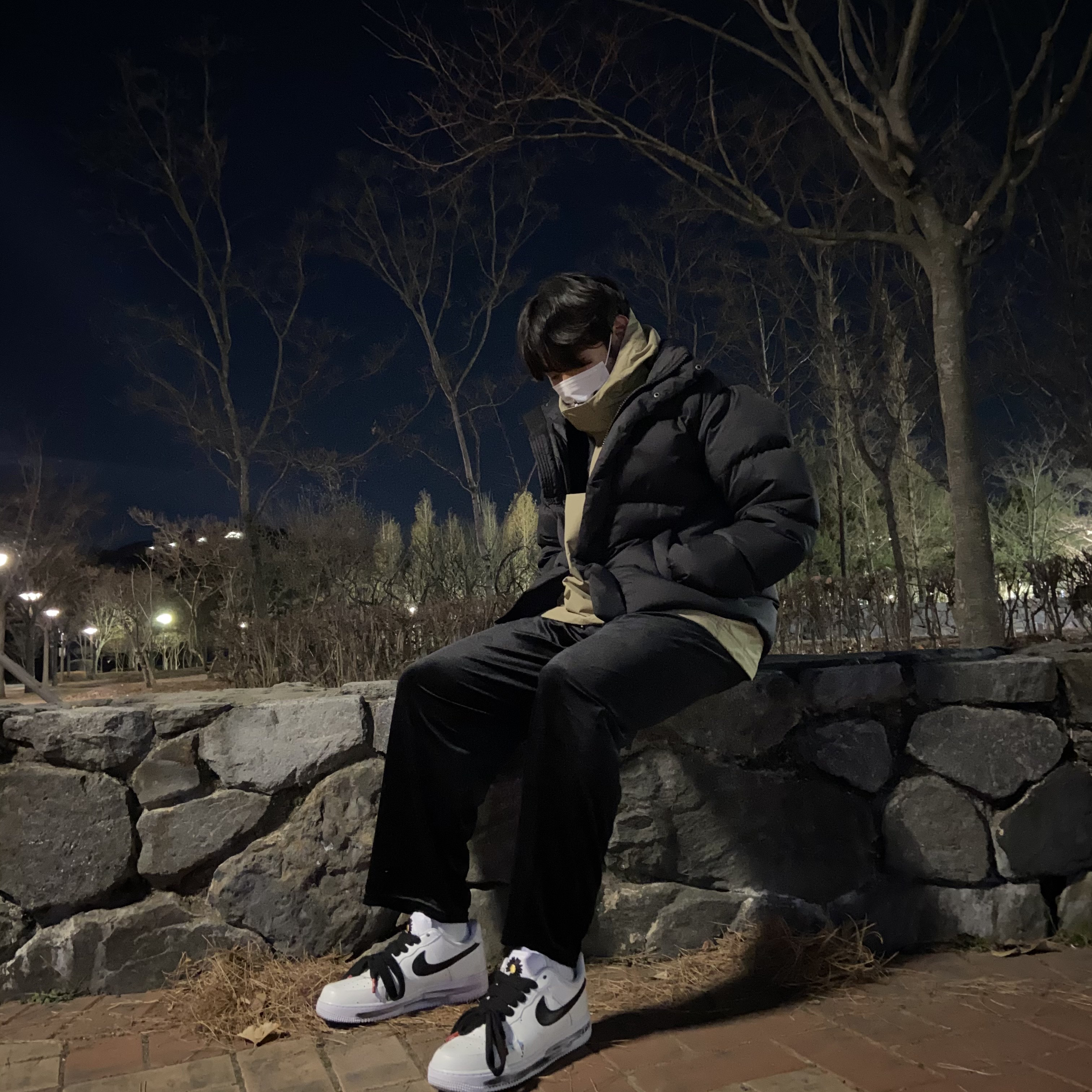 Nike x Peaceminusone Air Force 1 Low Para-Noise 2.0 착용 스타일