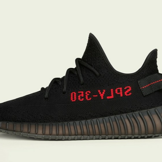 Adidas Yeezy Boost 350 V2 Black Red 2020 착용 스타일
