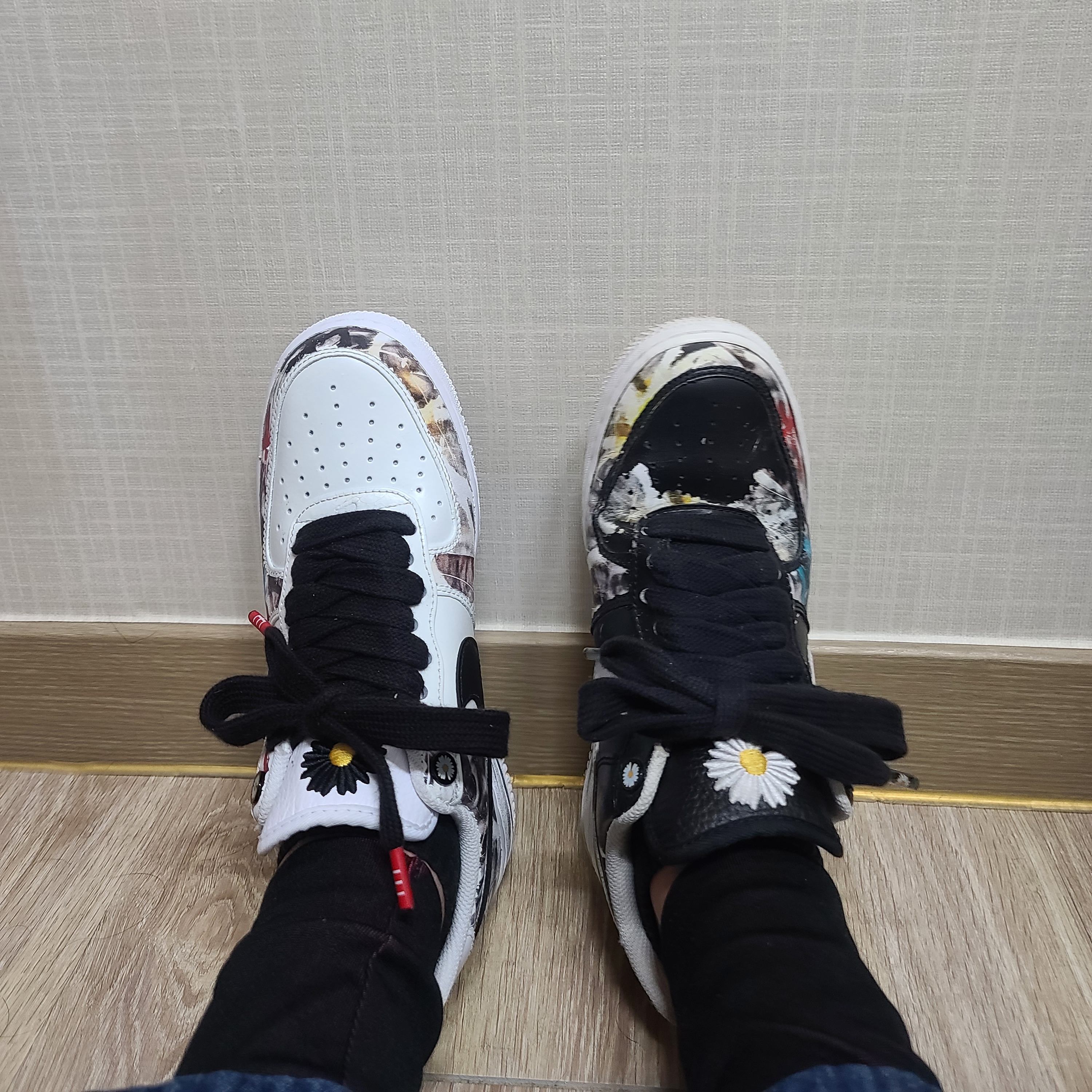 Nike x Peaceminusone Air Force 1 Low Para-Noise, Nike x Peaceminusone Air Force 1 Low Para-Noise 2.0 착용 스타일