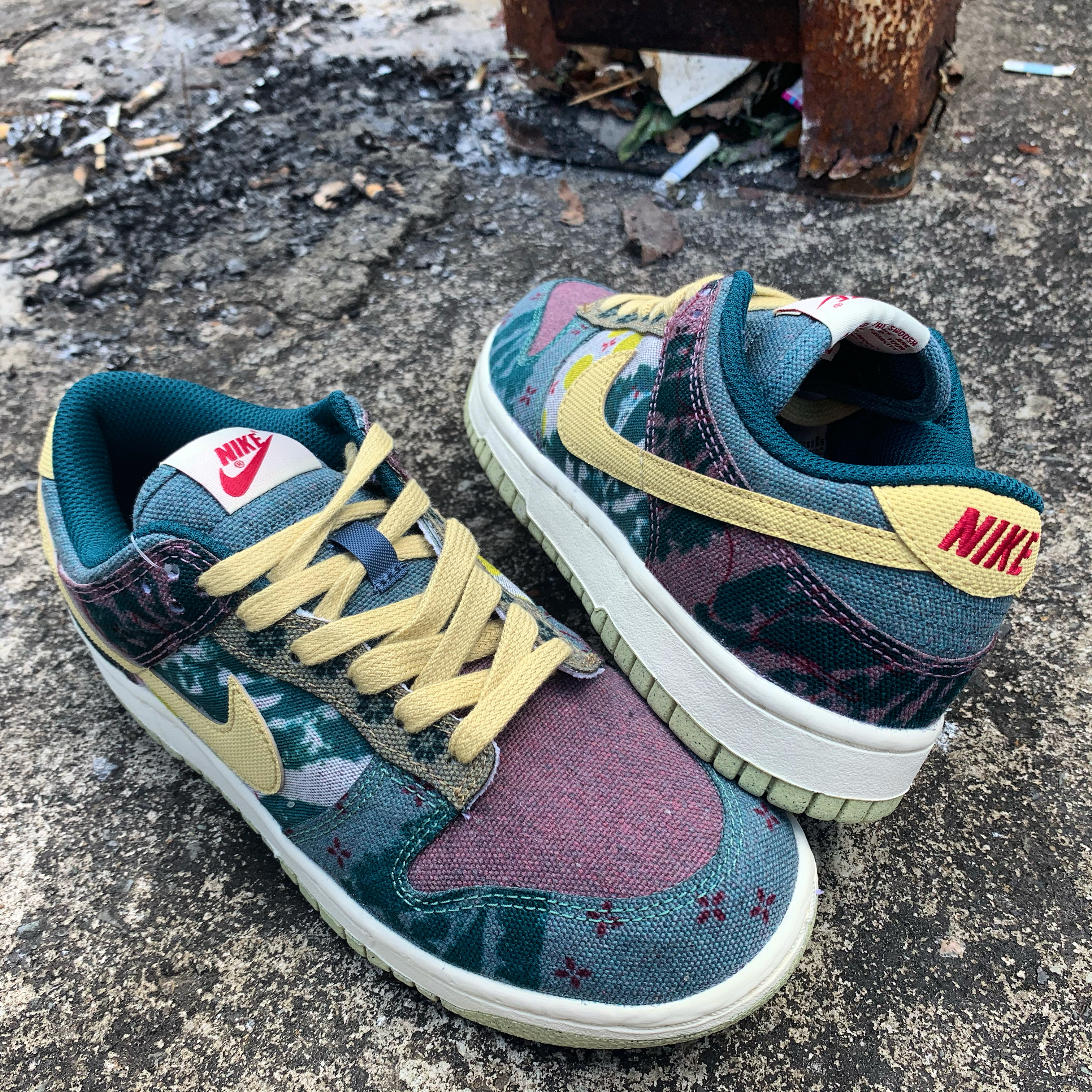 Nike Dunk Low SP Community Garden 착용 스타일