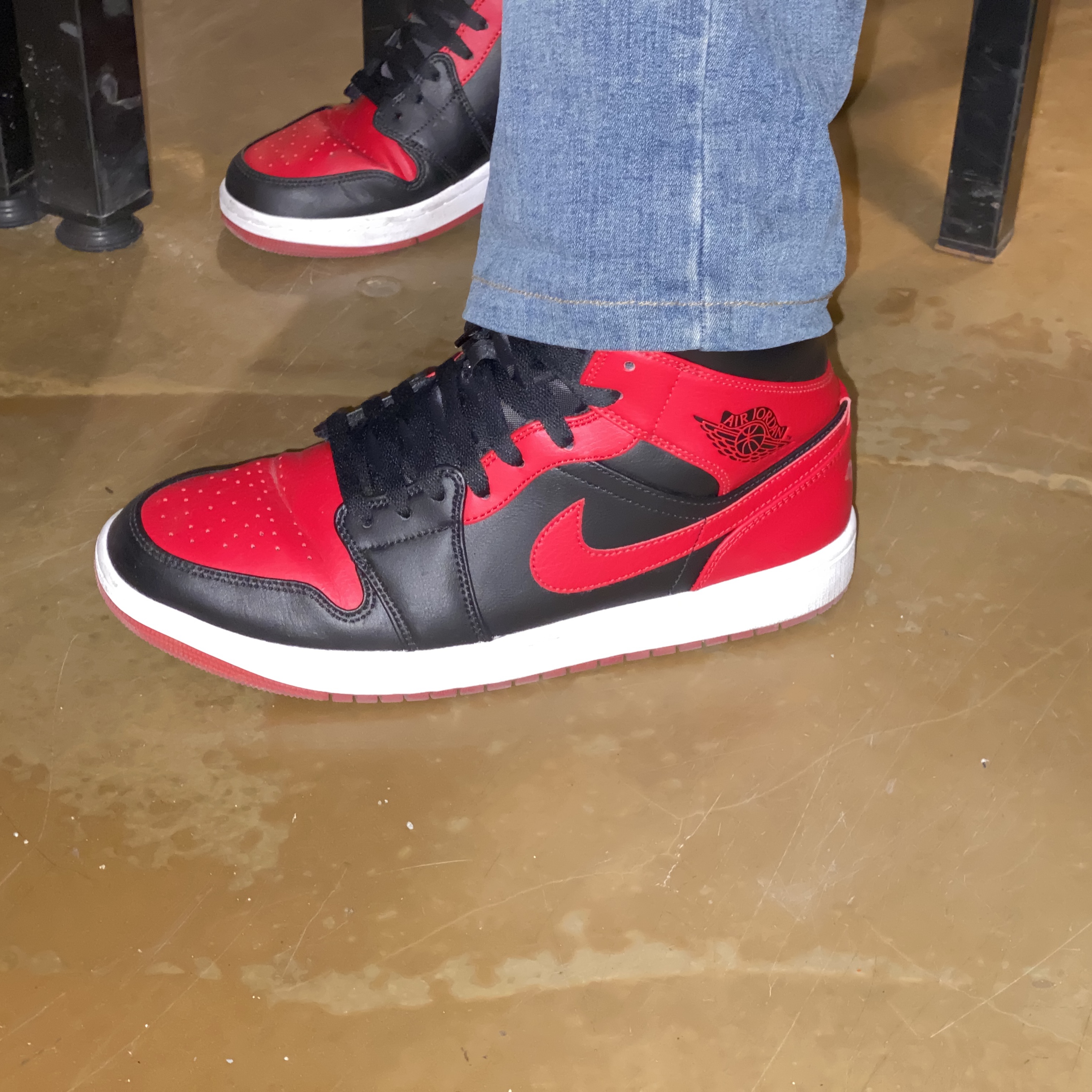Jordan 1 Mid Bred Banned 2020 착용 스타일