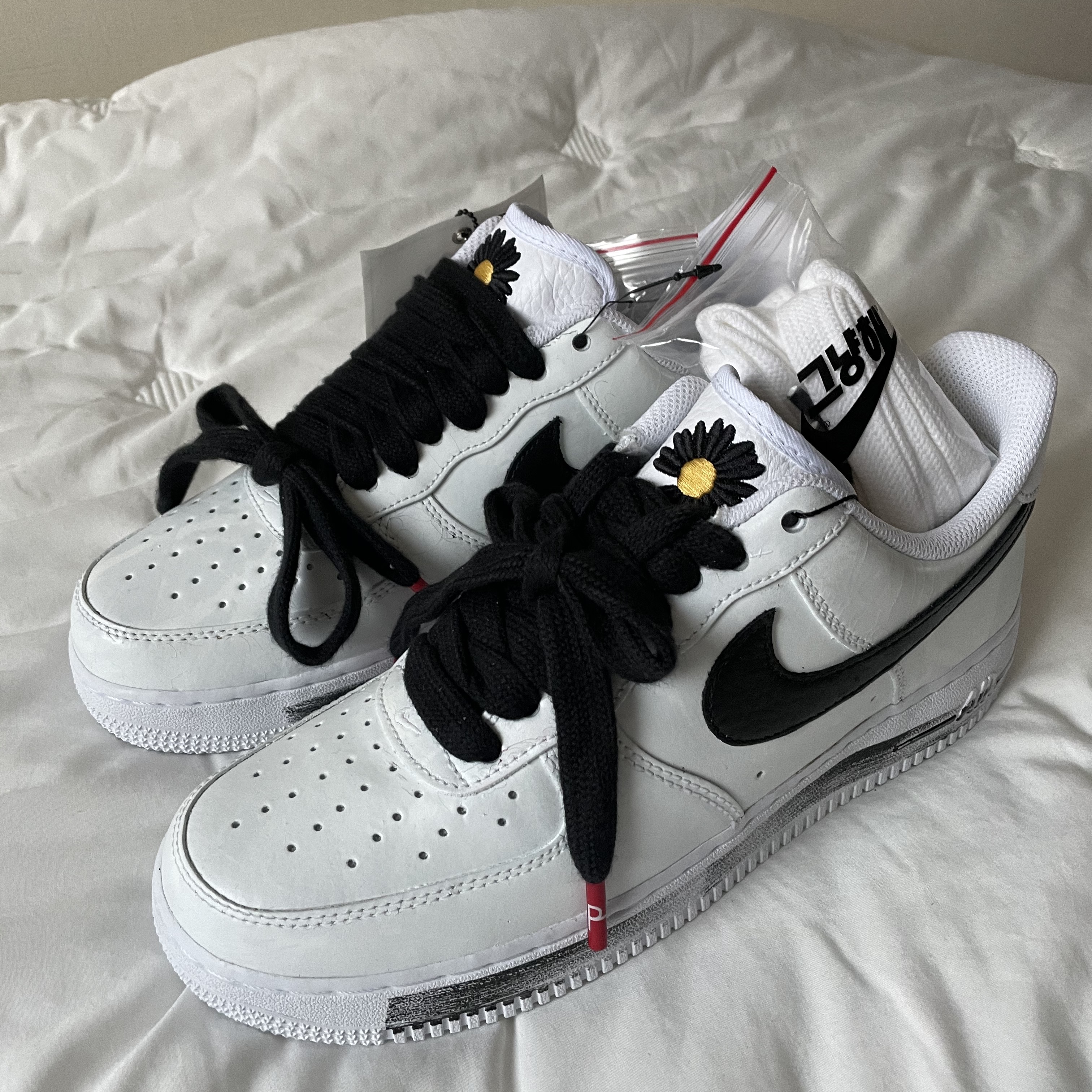 Nike x Peaceminusone Air Force 1 Low Para-Noise 2.0 착용 스타일 - 1