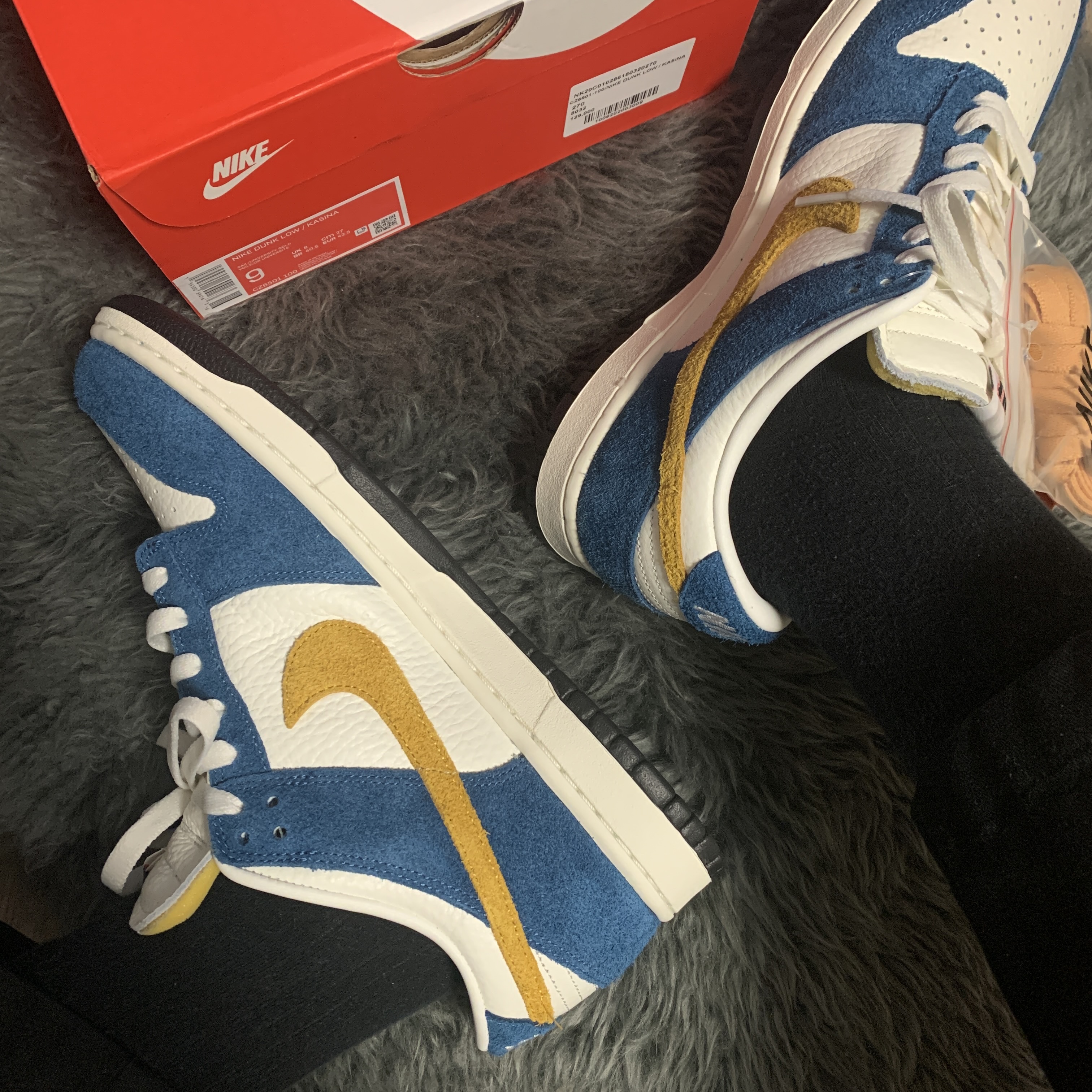 Nike x Kasina Dunk Low 80's Bus 착용 스타일