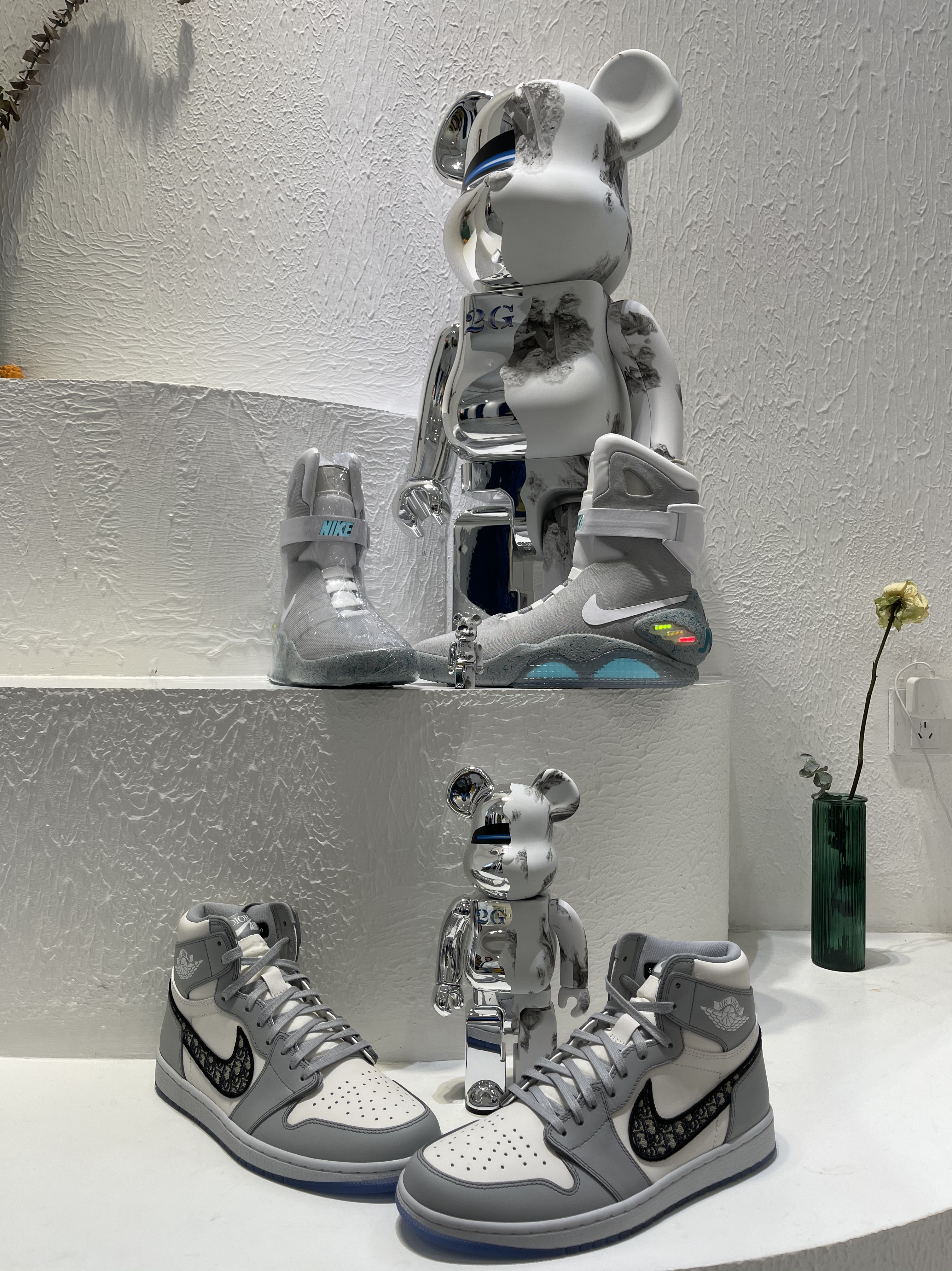Jordan 1 x Dior High OG 착용 스타일