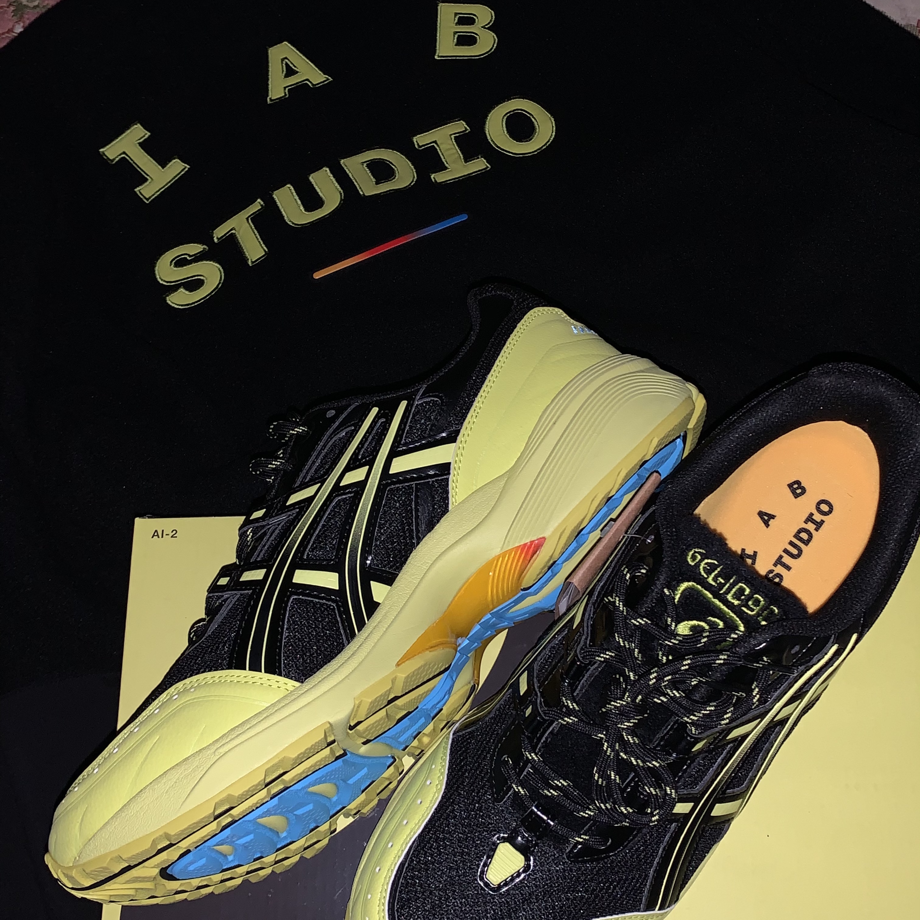 Asics x IAB Studio Gel-1090 Black 착용 스타일