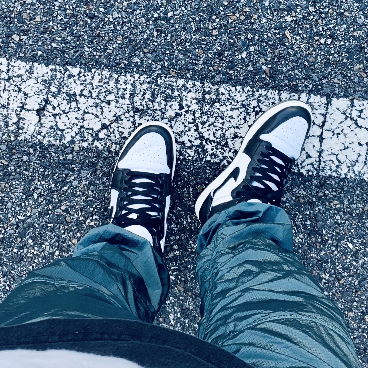 Jordan 1 Retro High OG Black White 2014 착용 스타일