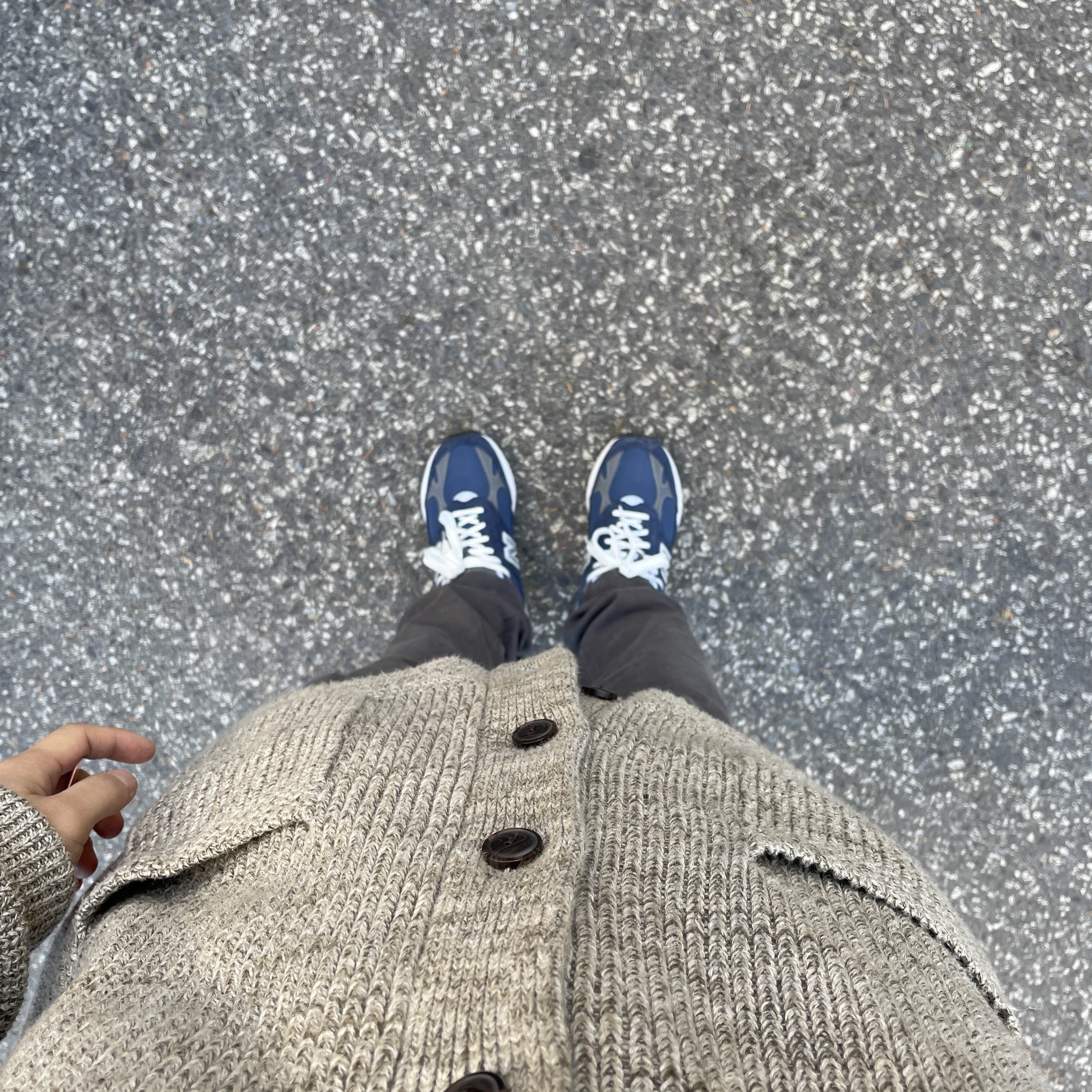 New Balance 993 Made in USA Vintage Indigo - D Standard 착용 스타일 - 1