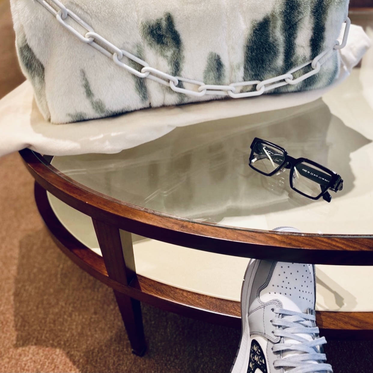 Jordan 1 x Dior High OG 착용 스타일