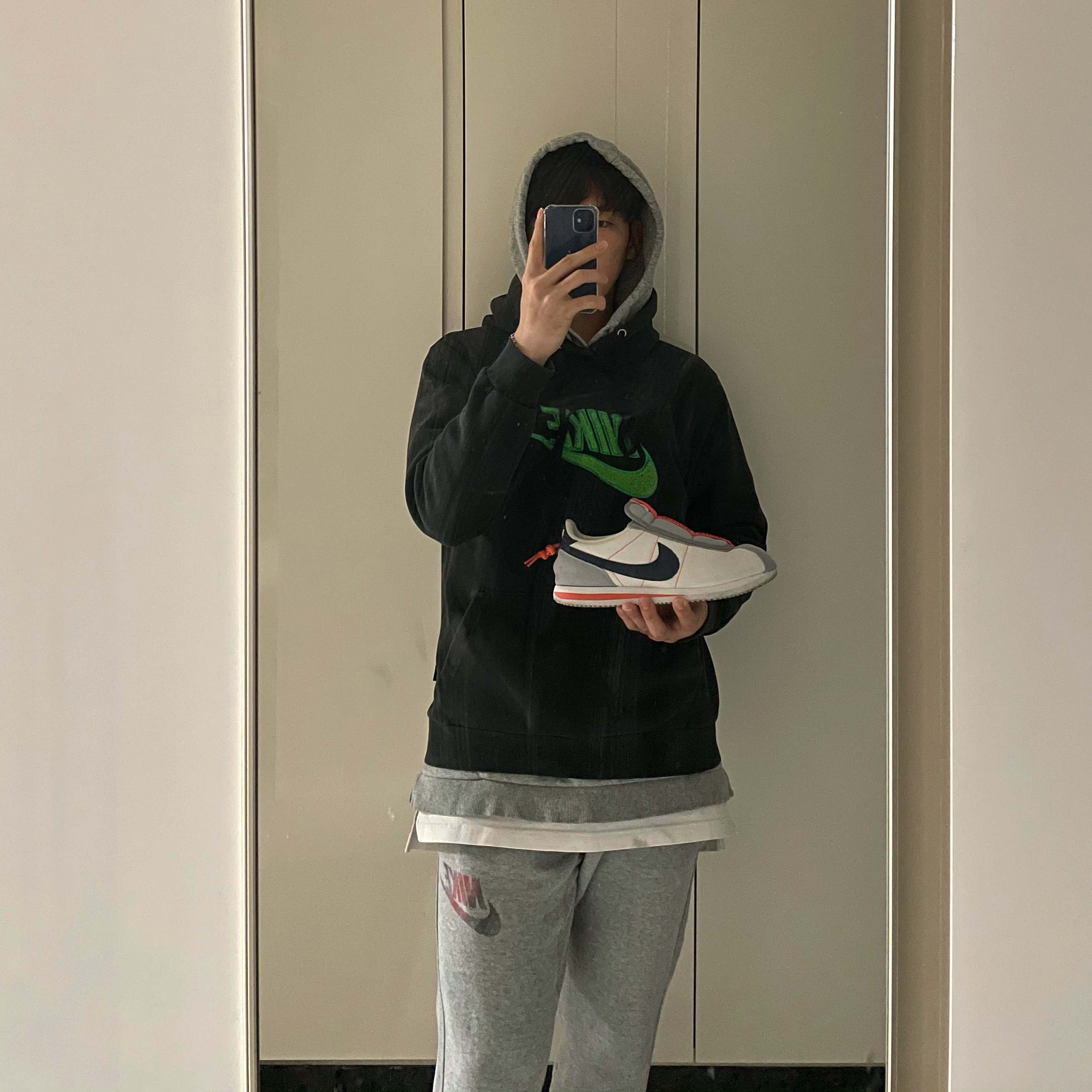 Nike x Kendrick Lamar Cortez Basic Slip White 착용 스타일