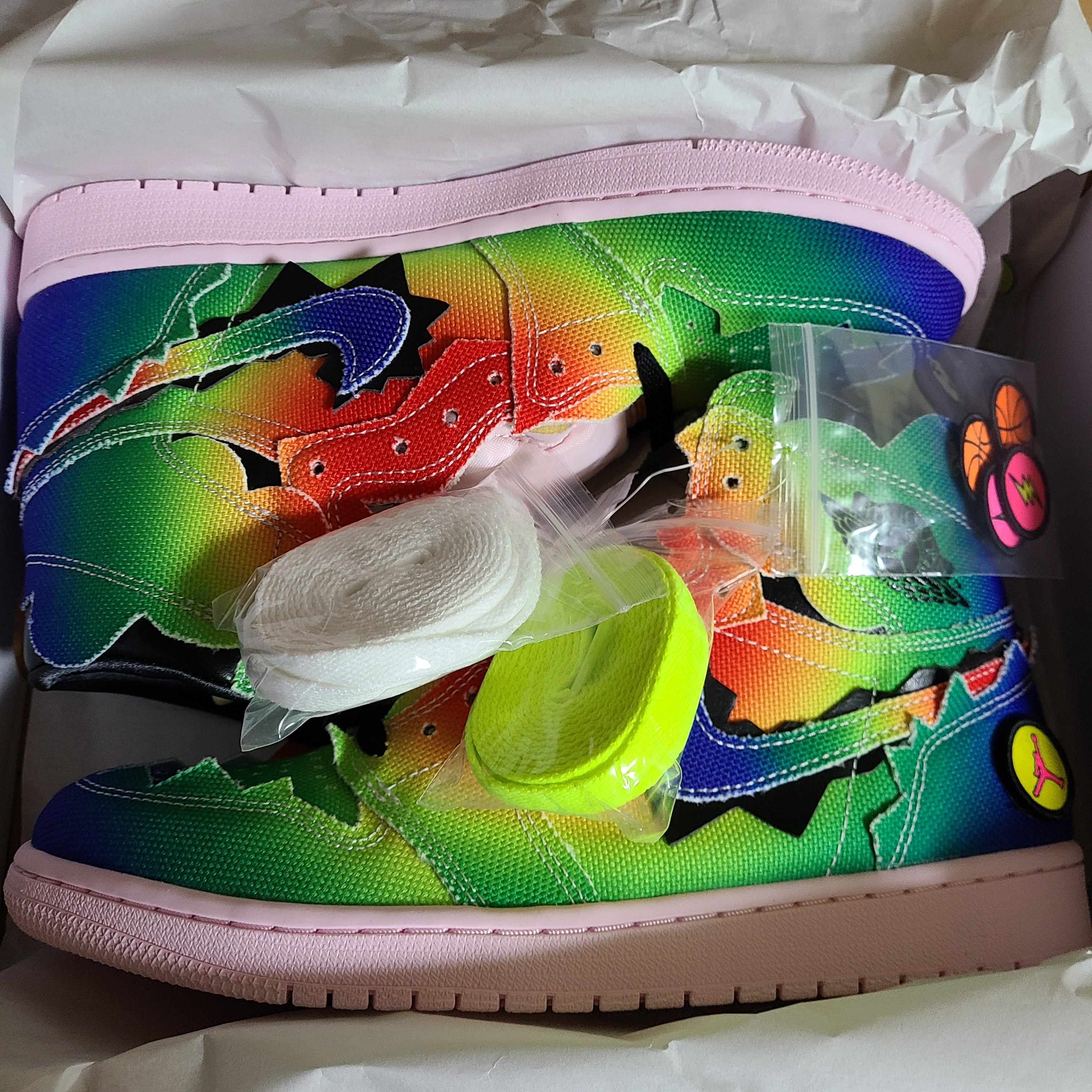 Jordan 1 x J Balvin Retro High OG 착용 스타일 - 1