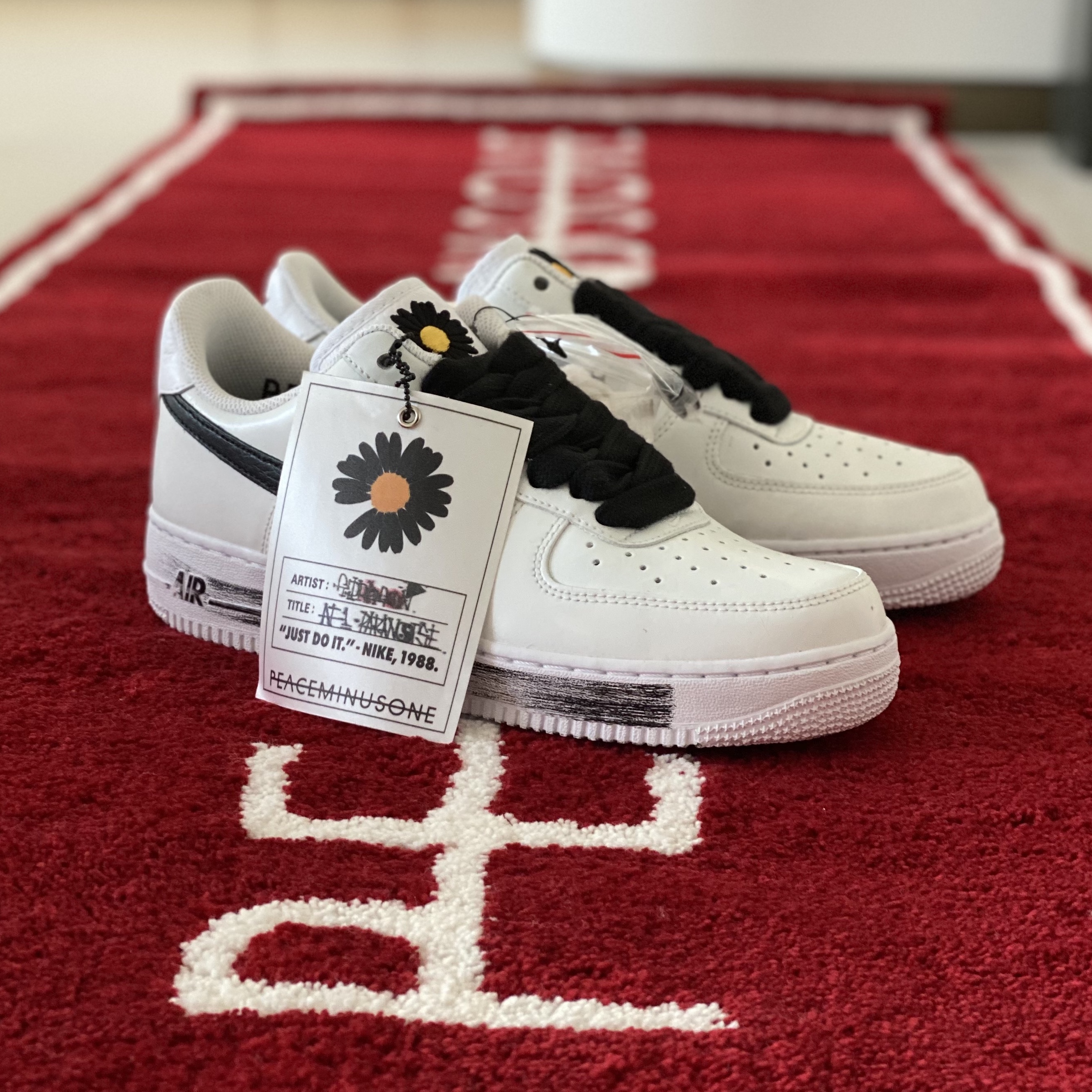 Nike x Peaceminusone Air Force 1 Low Para-Noise 2.0 착용 스타일