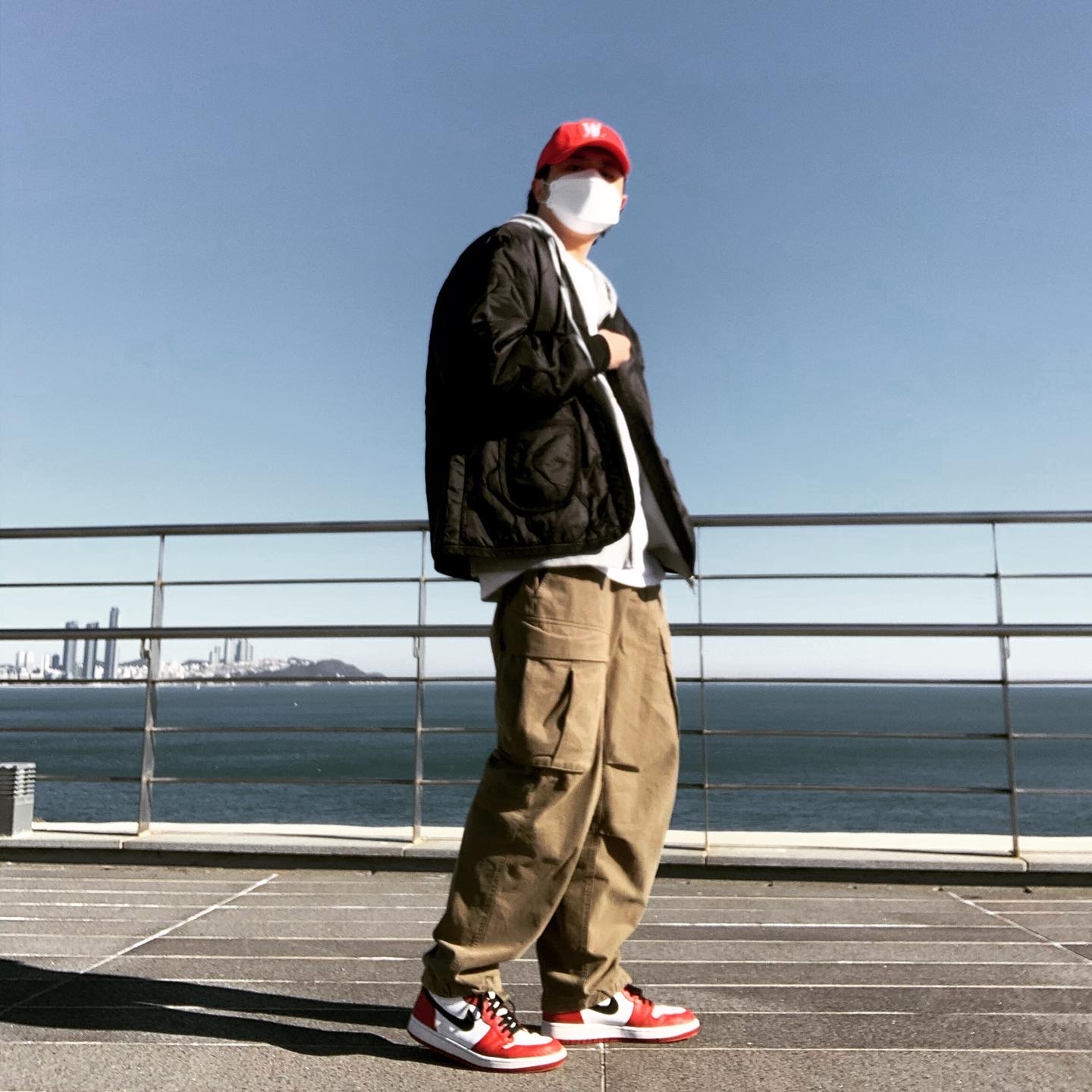 Jordan 1 Retro High OG Chicago 2015 착용 스타일 - 2