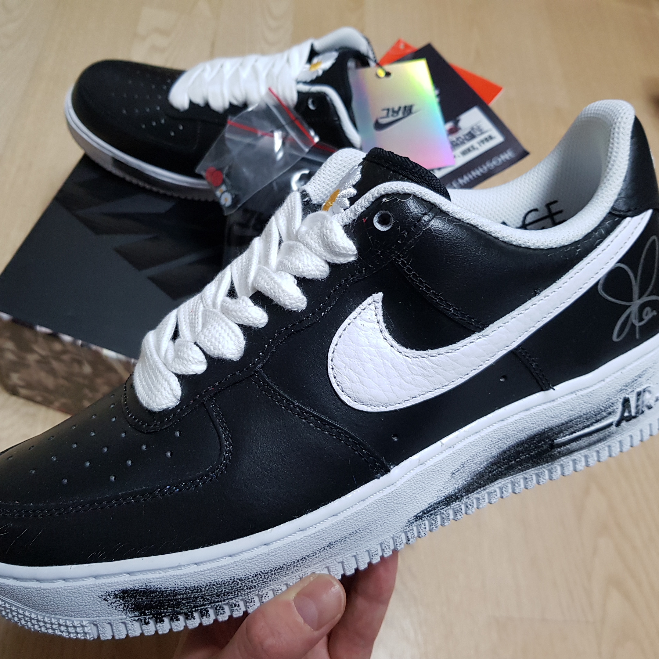 Nike x Peaceminusone Air Force 1 Low Para-Noise 착용 스타일 - 1