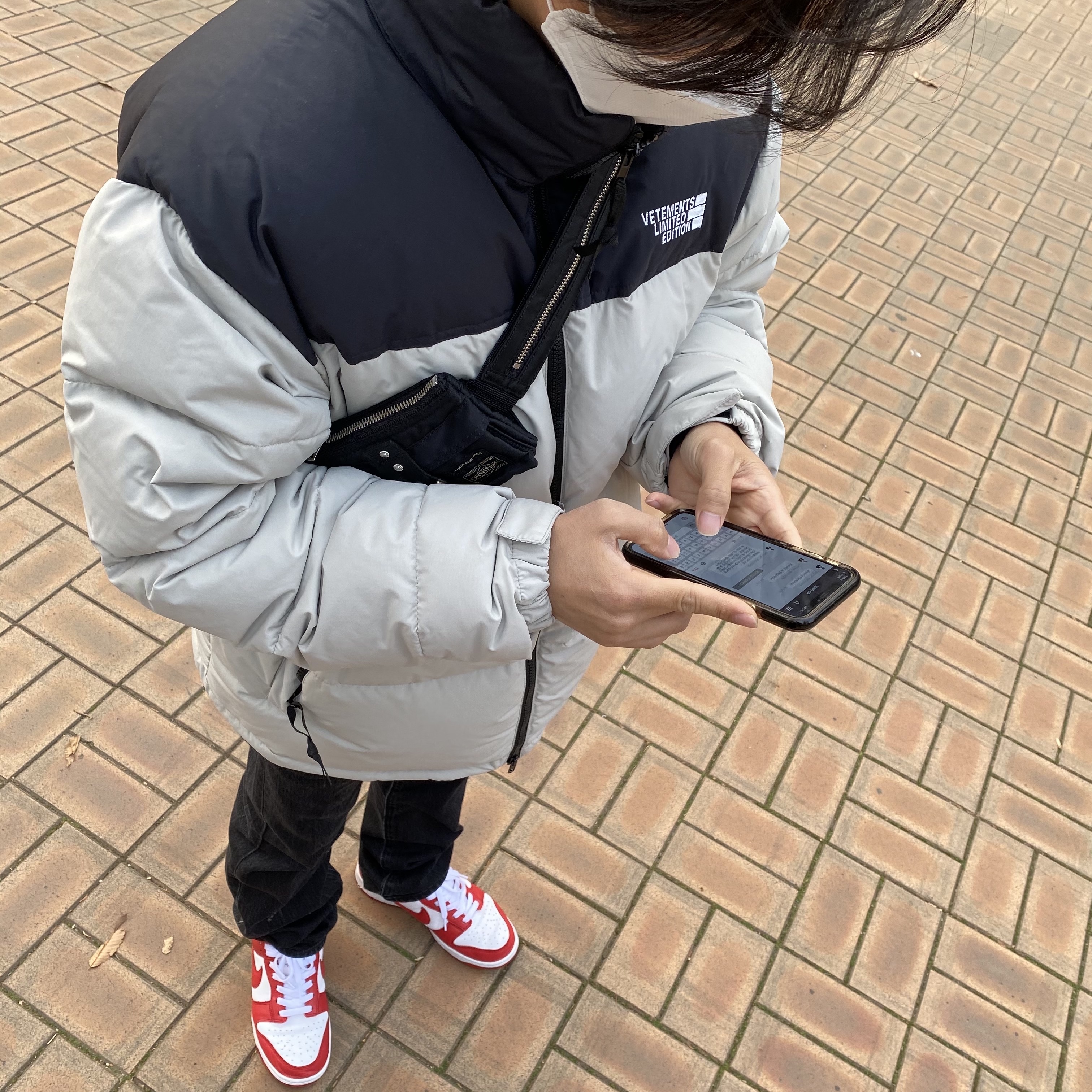 Nike Dunk Low SP University Red 2020 착용 스타일 - 1
