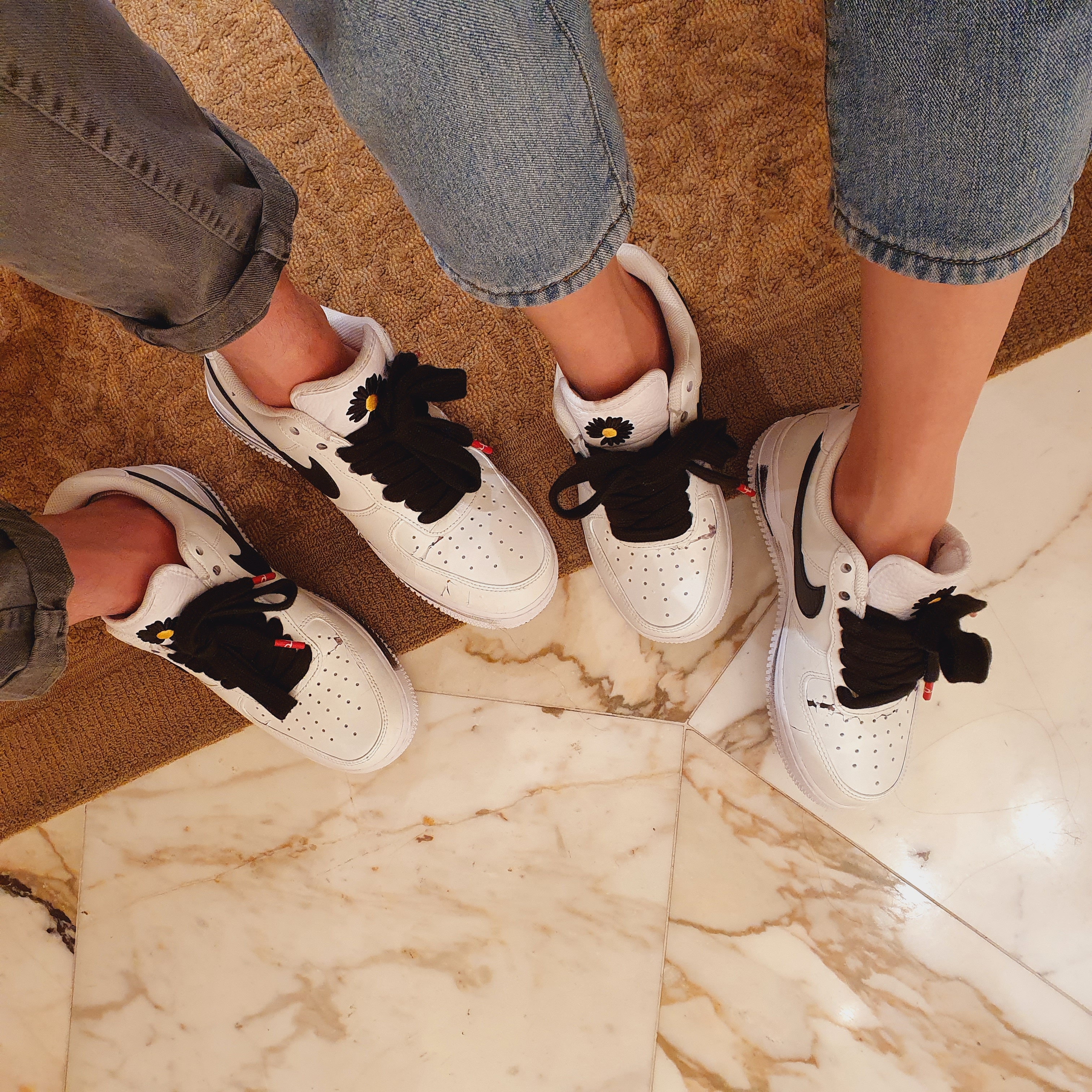 Nike x Peaceminusone Air Force 1 Low Para-Noise 2.0 착용 스타일