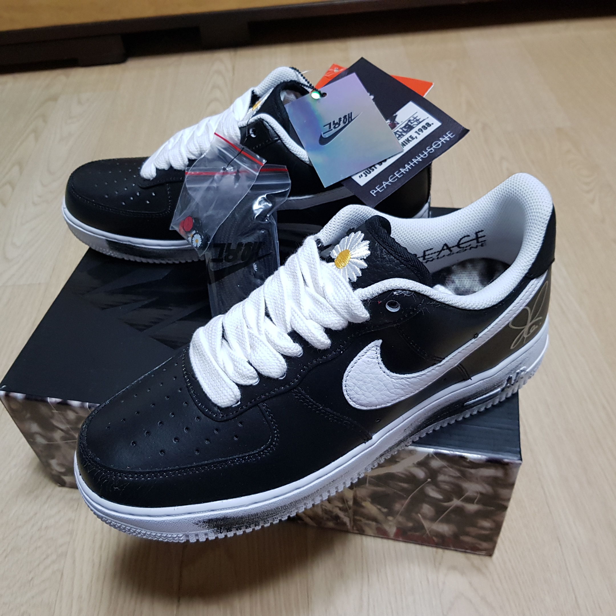 Nike x Peaceminusone Air Force 1 Low Para-Noise 착용 스타일 - 2