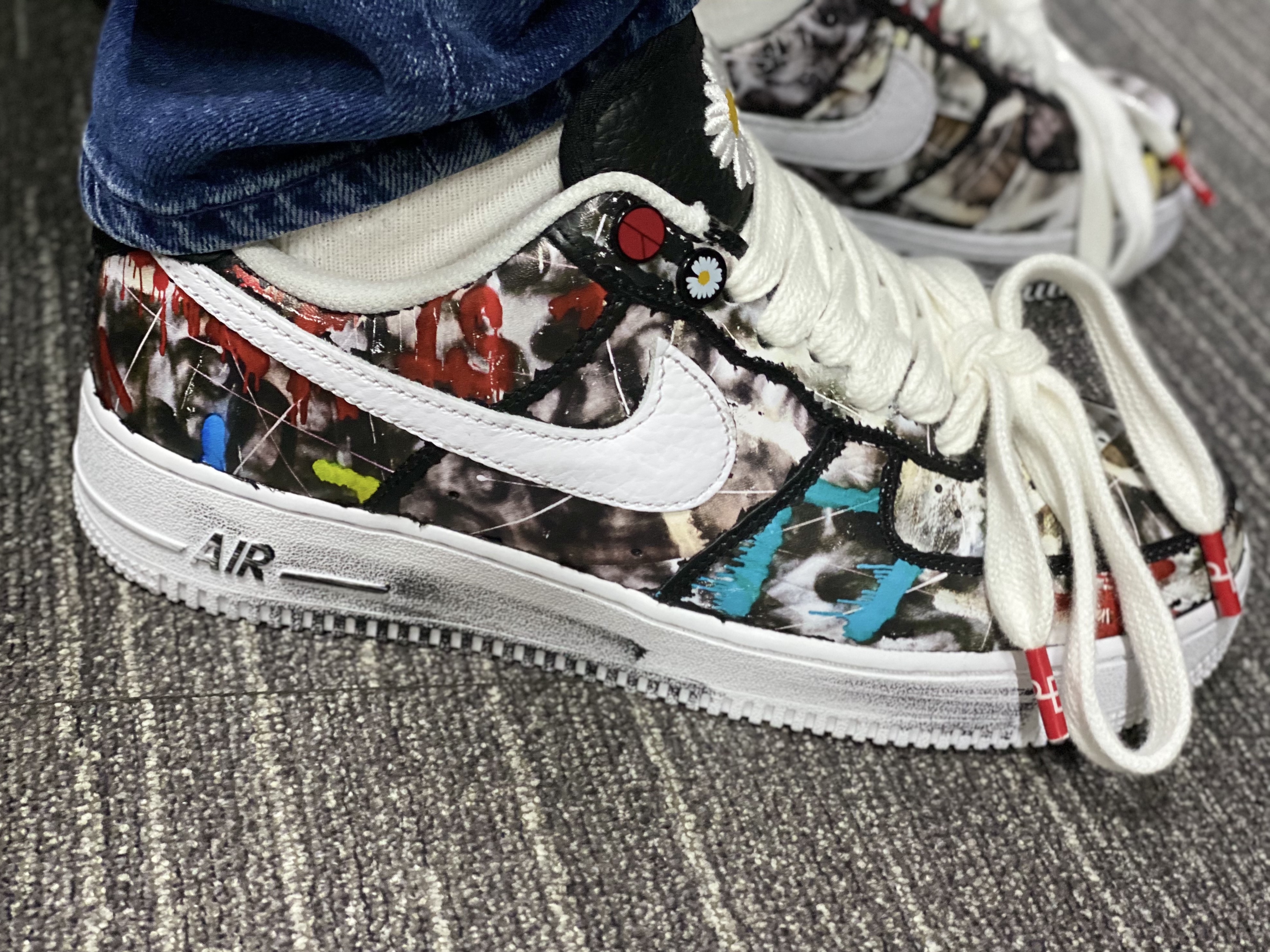 Nike x Peaceminusone Air Force 1 Low Para-Noise 착용 스타일 - 5
