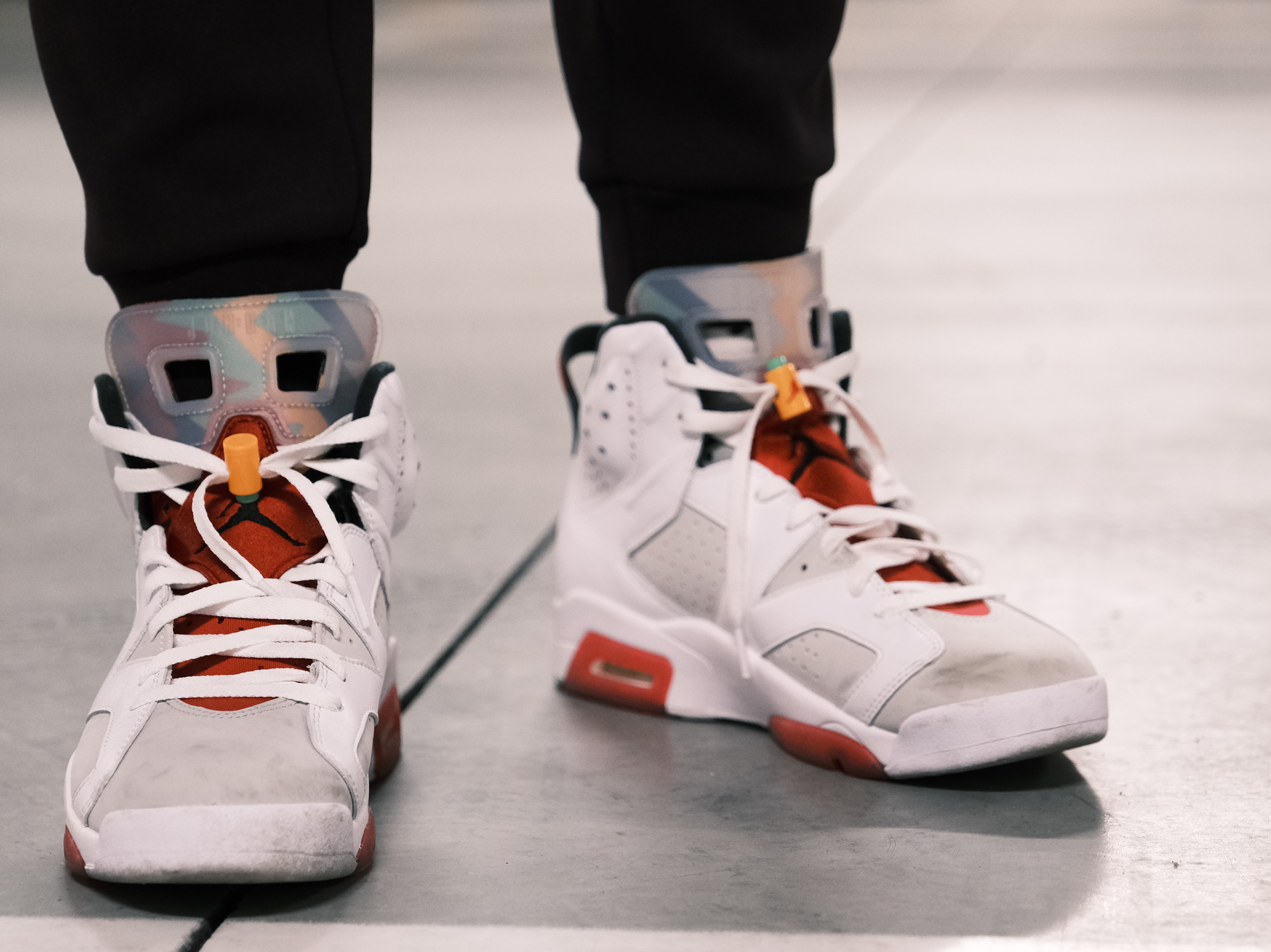 Jordan 6 Retro Hare 착용 스타일 - 2