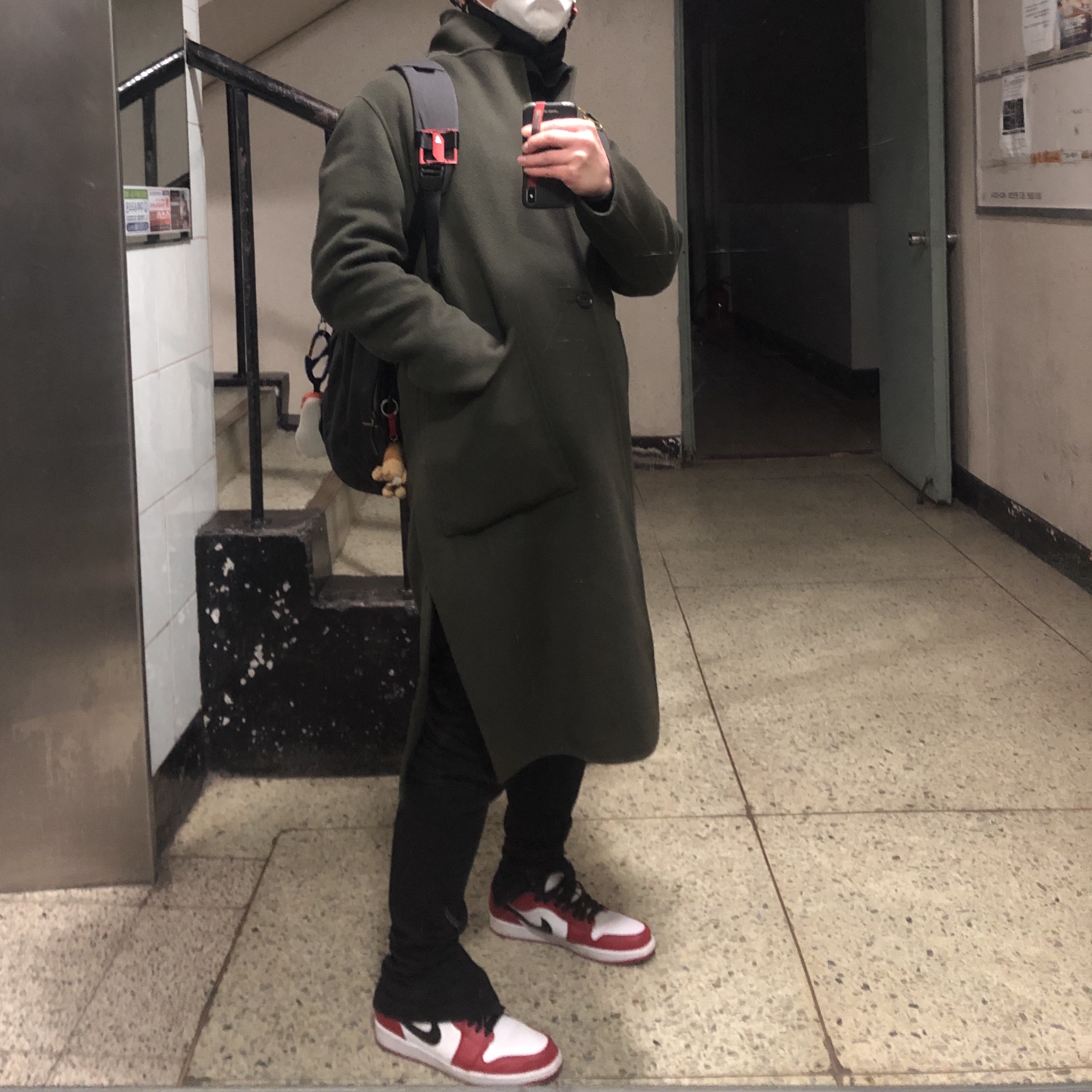 Jordan 1 Low Gym Red White 착용 스타일