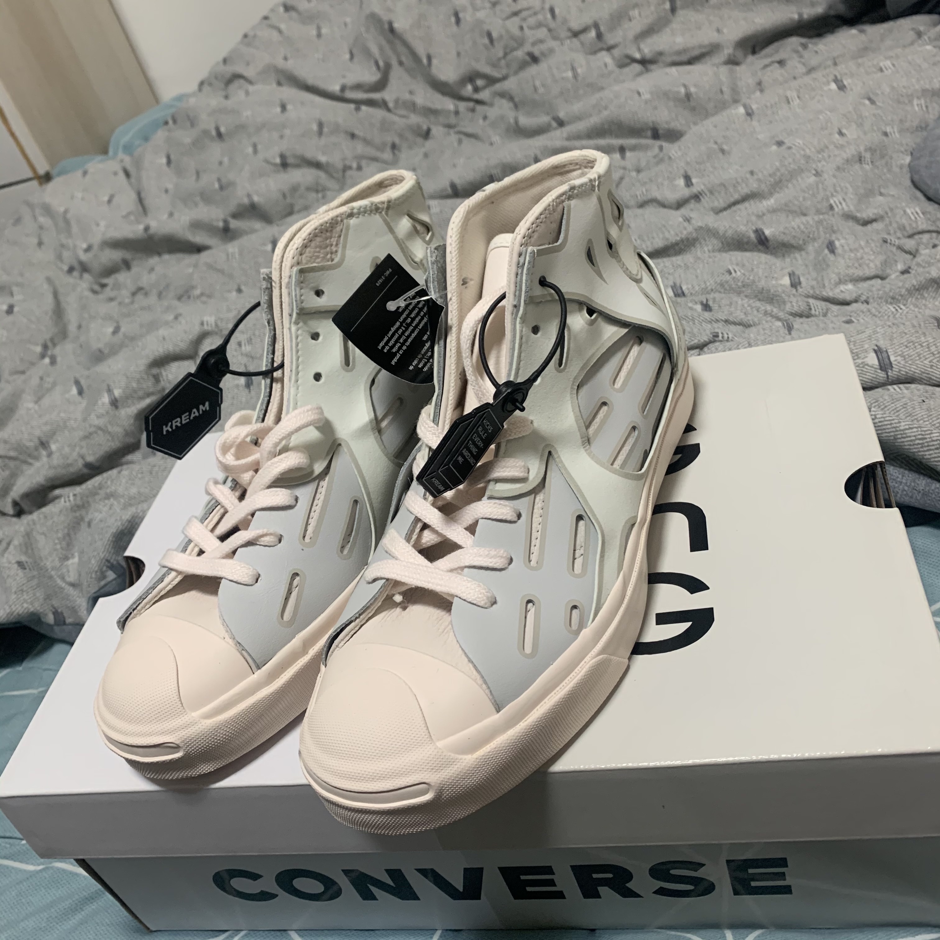 Converse x Feng Chen Wang Jack Purcell Mid Sea Salt 착용 스타일