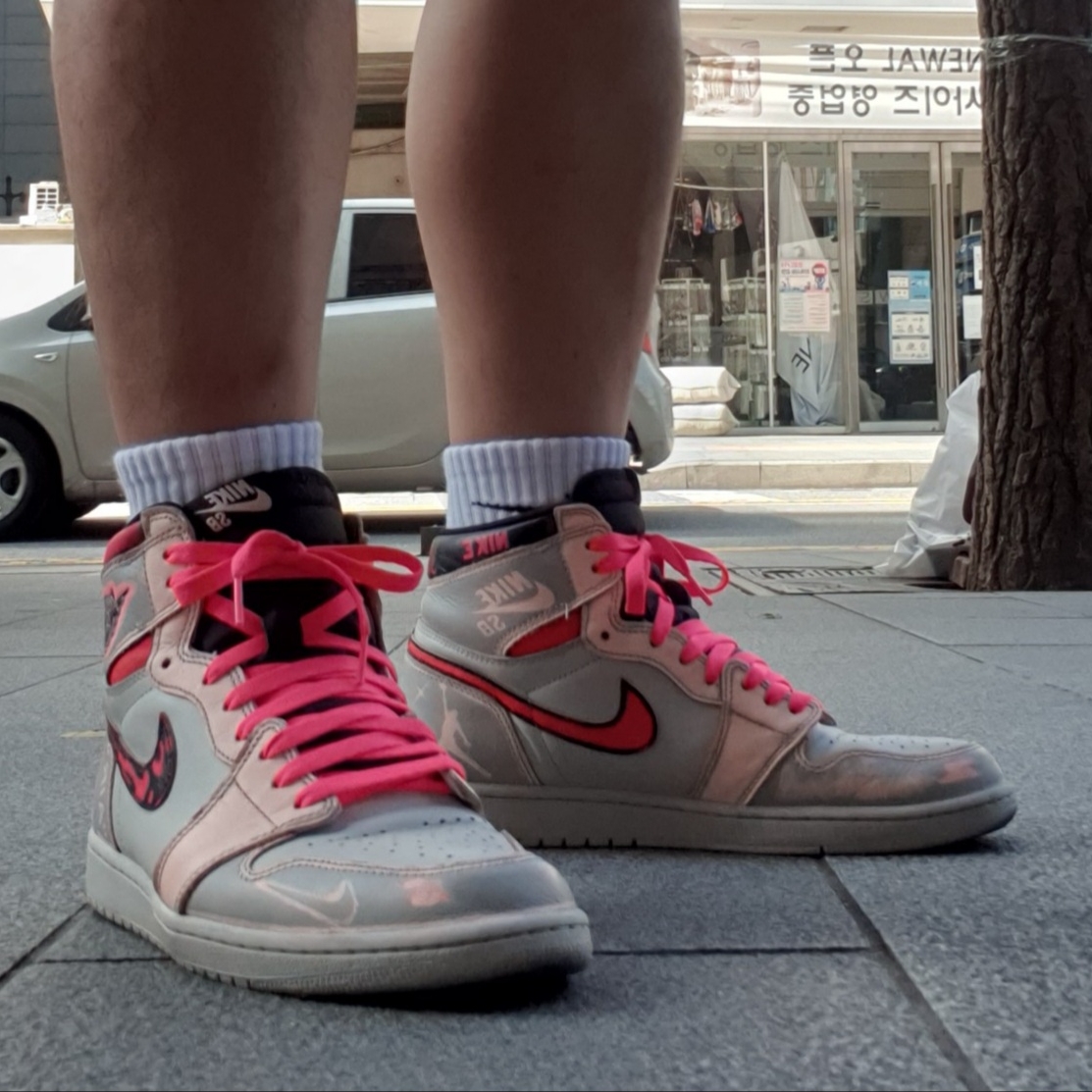 Jordan 1 Retro High OG Defiant SB NYC to Paris 착용 스타일 - 4