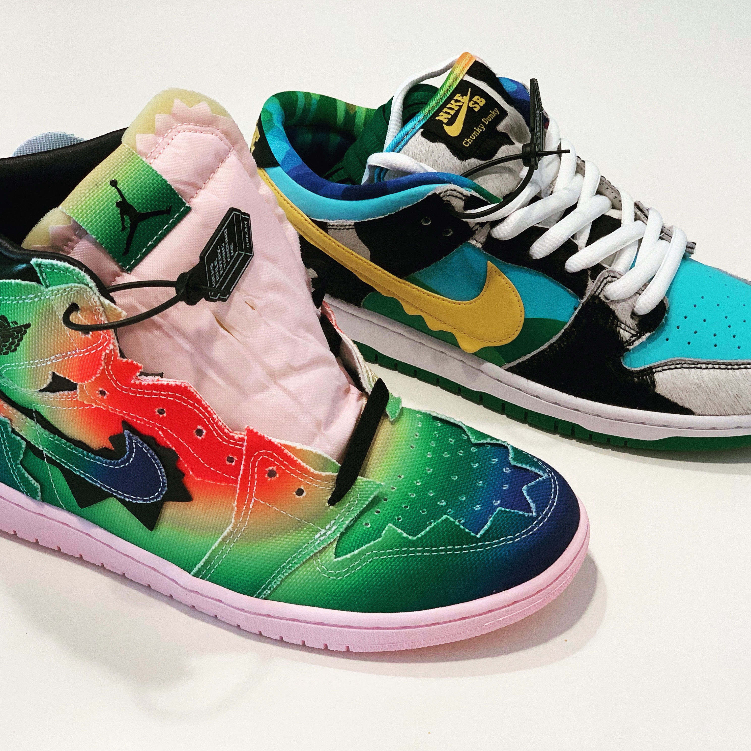Nike x Ben & Jerry's SB Dunk Low Chunky Dunky 착용 스타일 - 2