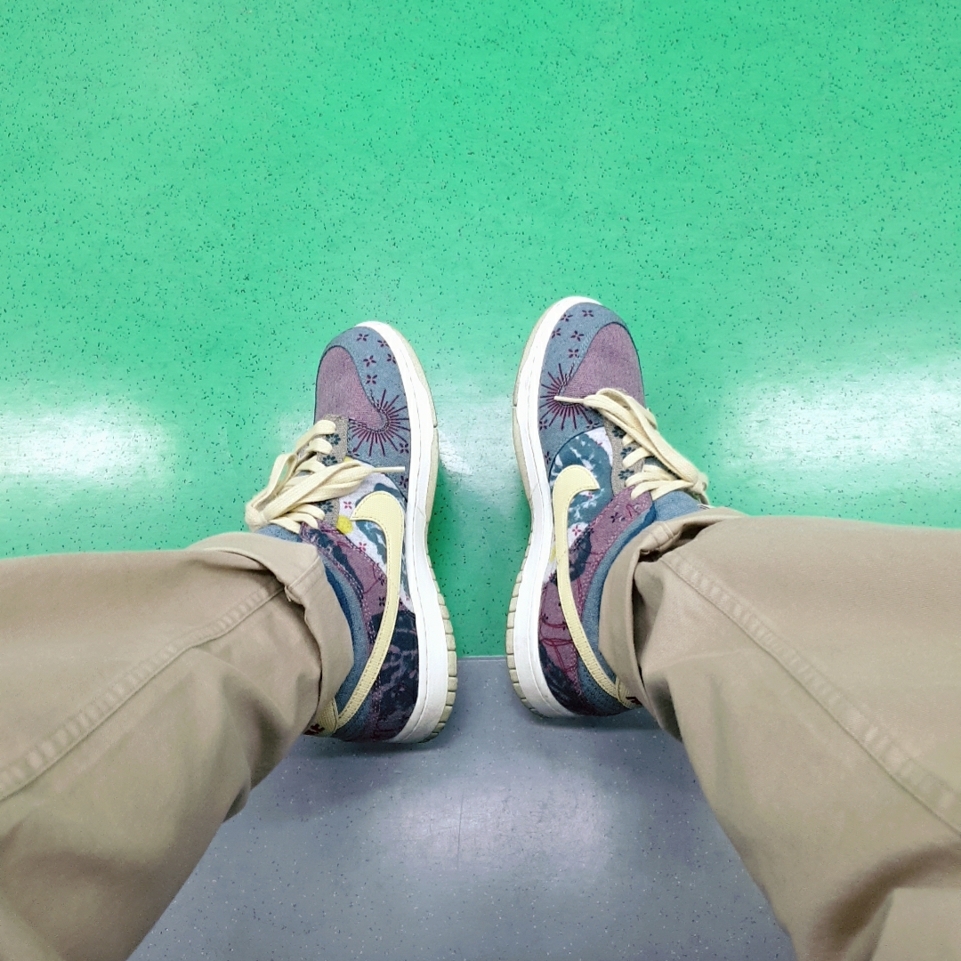 Nike Dunk Low SP Community Garden 착용 스타일