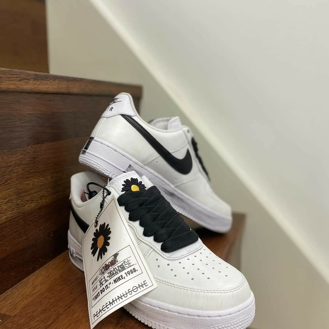 Nike x Peaceminusone Air Force 1 Low Para-Noise 2.0 착용 스타일 - 2