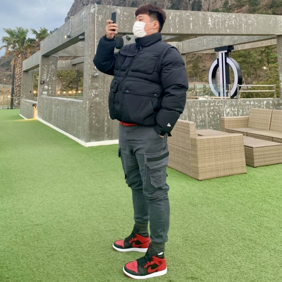 Jordan 1 Mid Bred Banned 2020 착용 스타일 - 2
