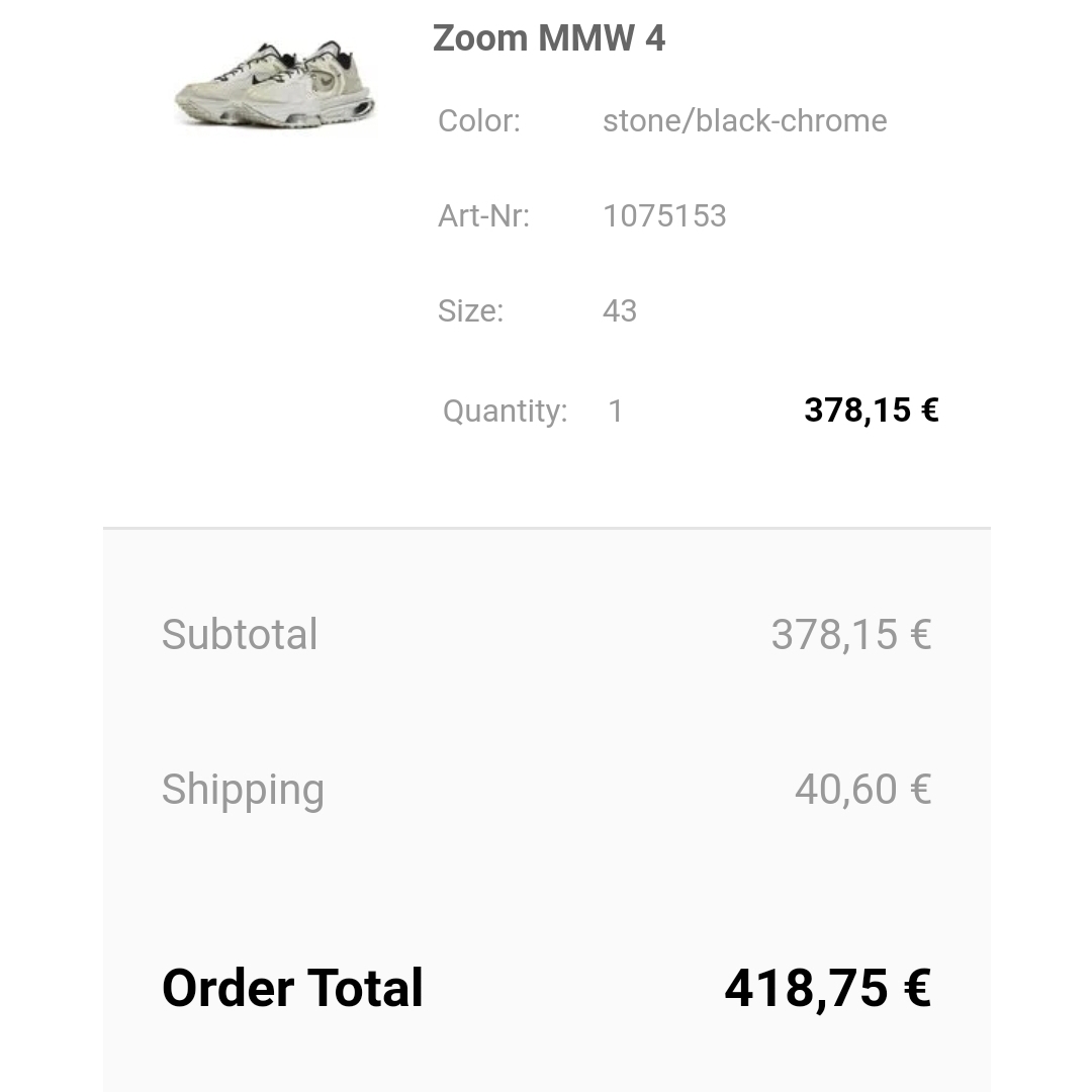 Nike x Matthew M Williams Zoom 004 Stone 착용 스타일