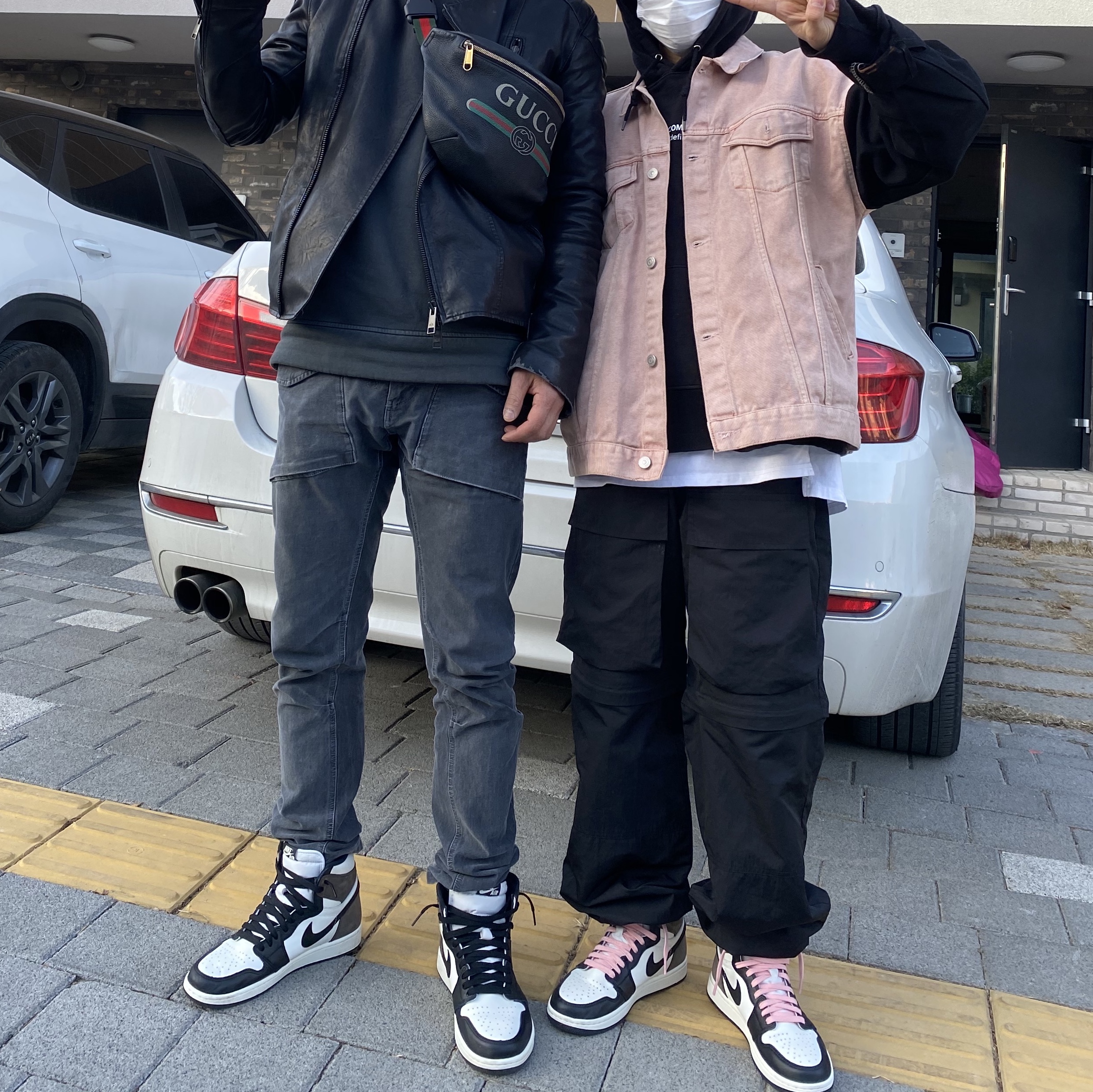 Jordan 1 Retro High OG Black Mocha 착용 스타일
