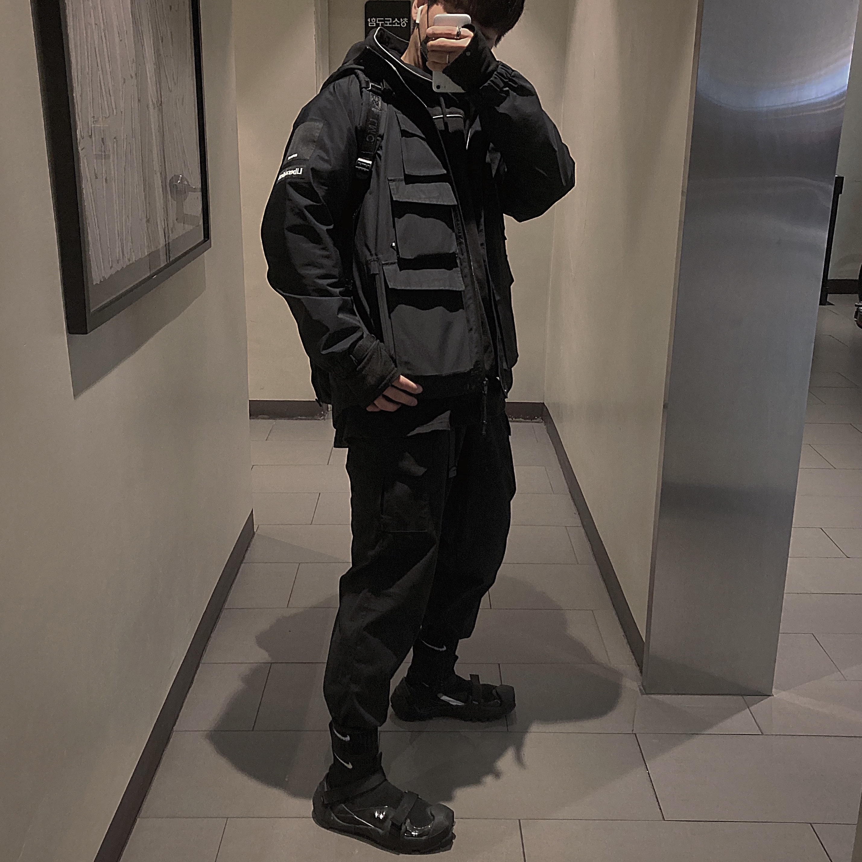 (W) Nike x Matthew M Williams Free TR 3 Flyknit SP Black 착용 스타일