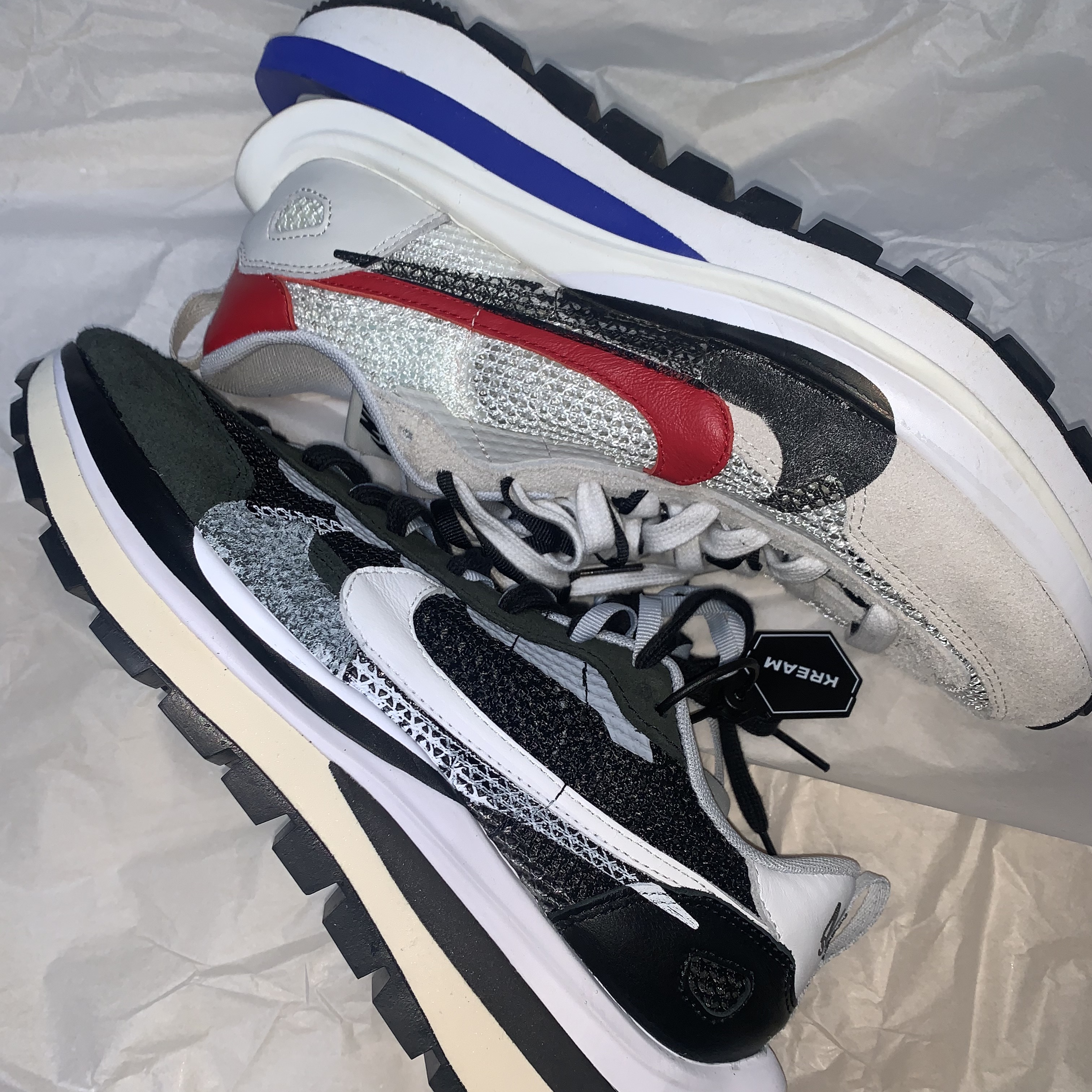 Nike x Sacai VaporWaffle Black White 착용 스타일