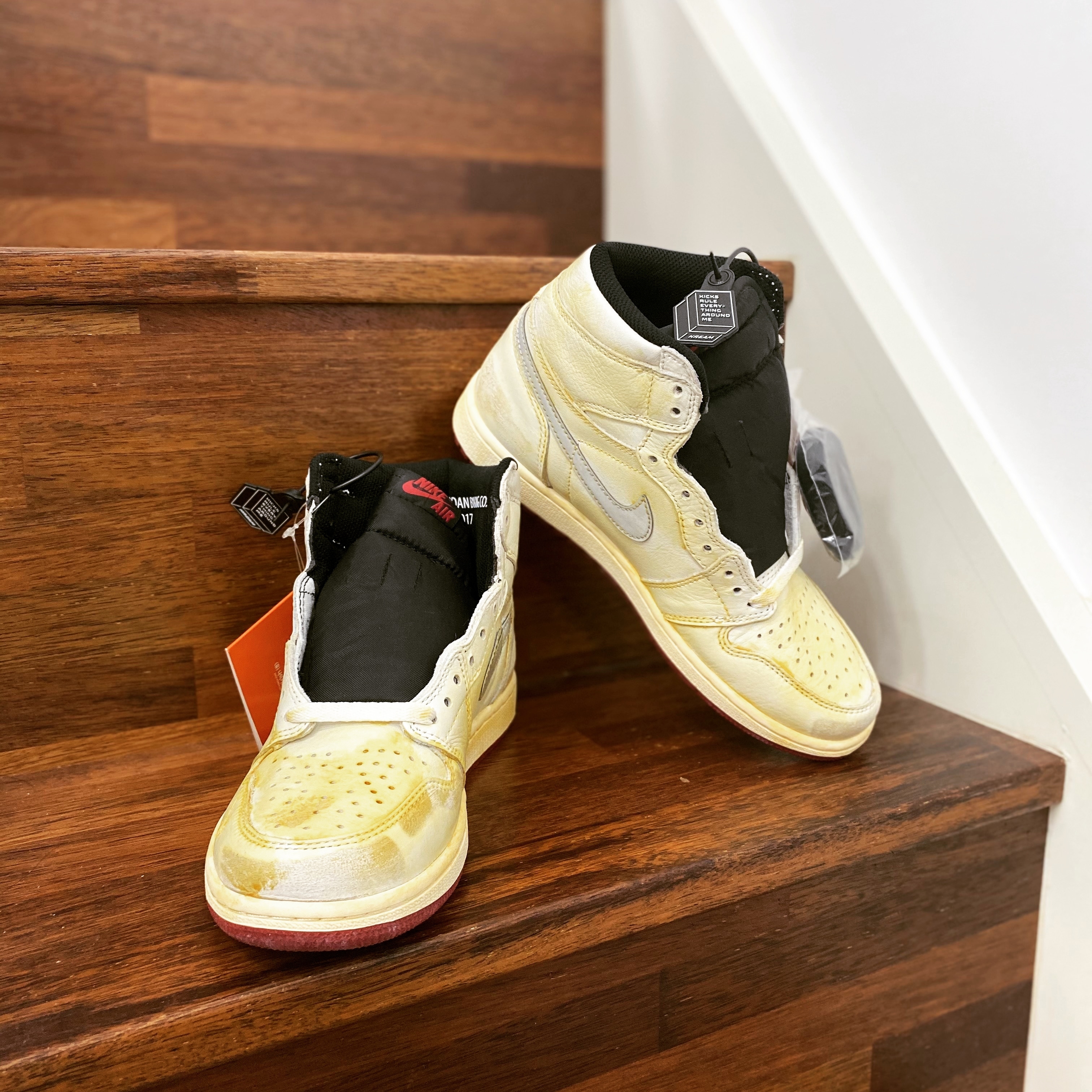 Jordan 1 x Nigel Sylvester Retro High Sail White 착용 스타일