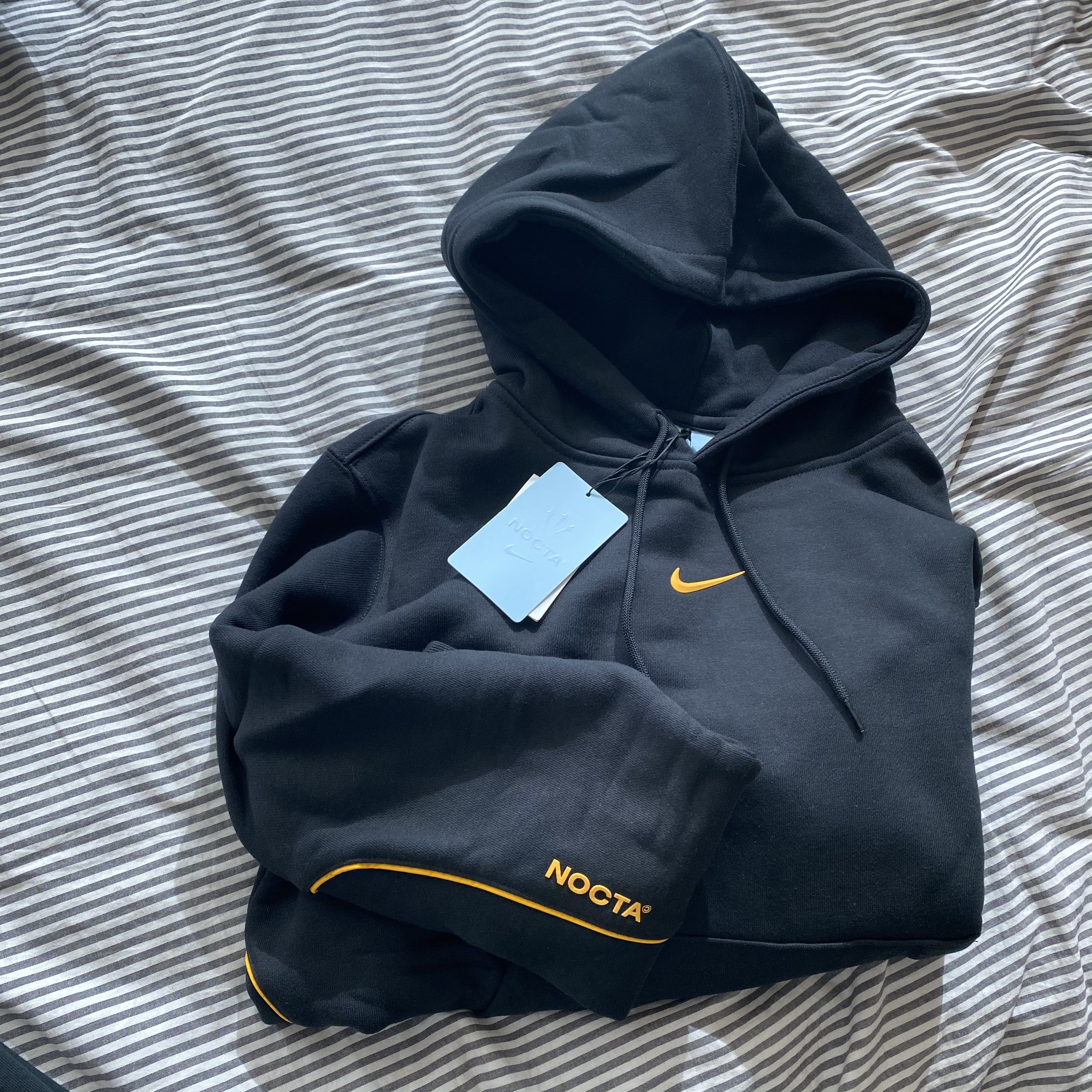 Nike x Drake Nocta Essential Hoodie Black - Asia 착용 스타일