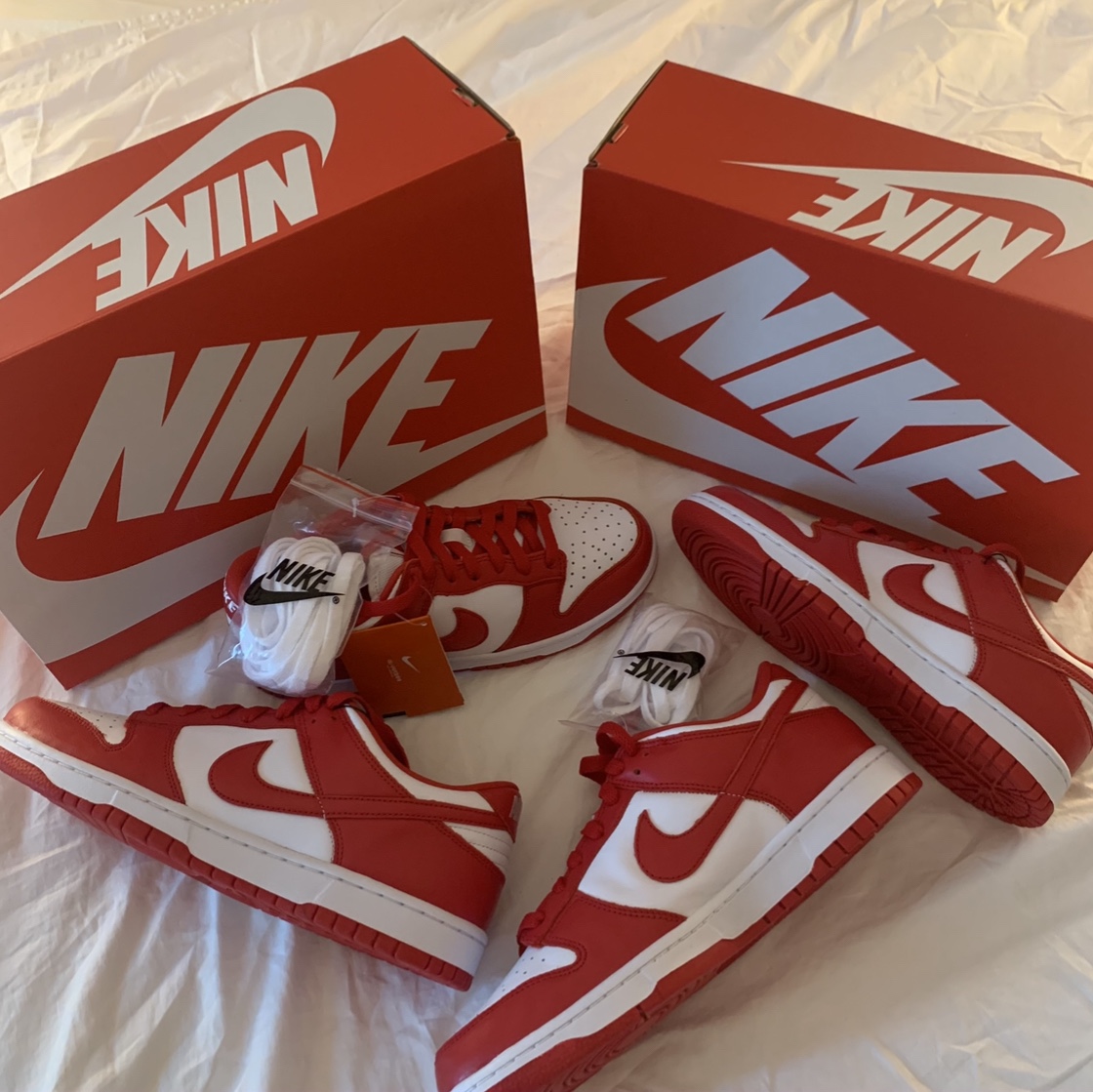 Nike Dunk Low SP University Red 2020 착용 스타일