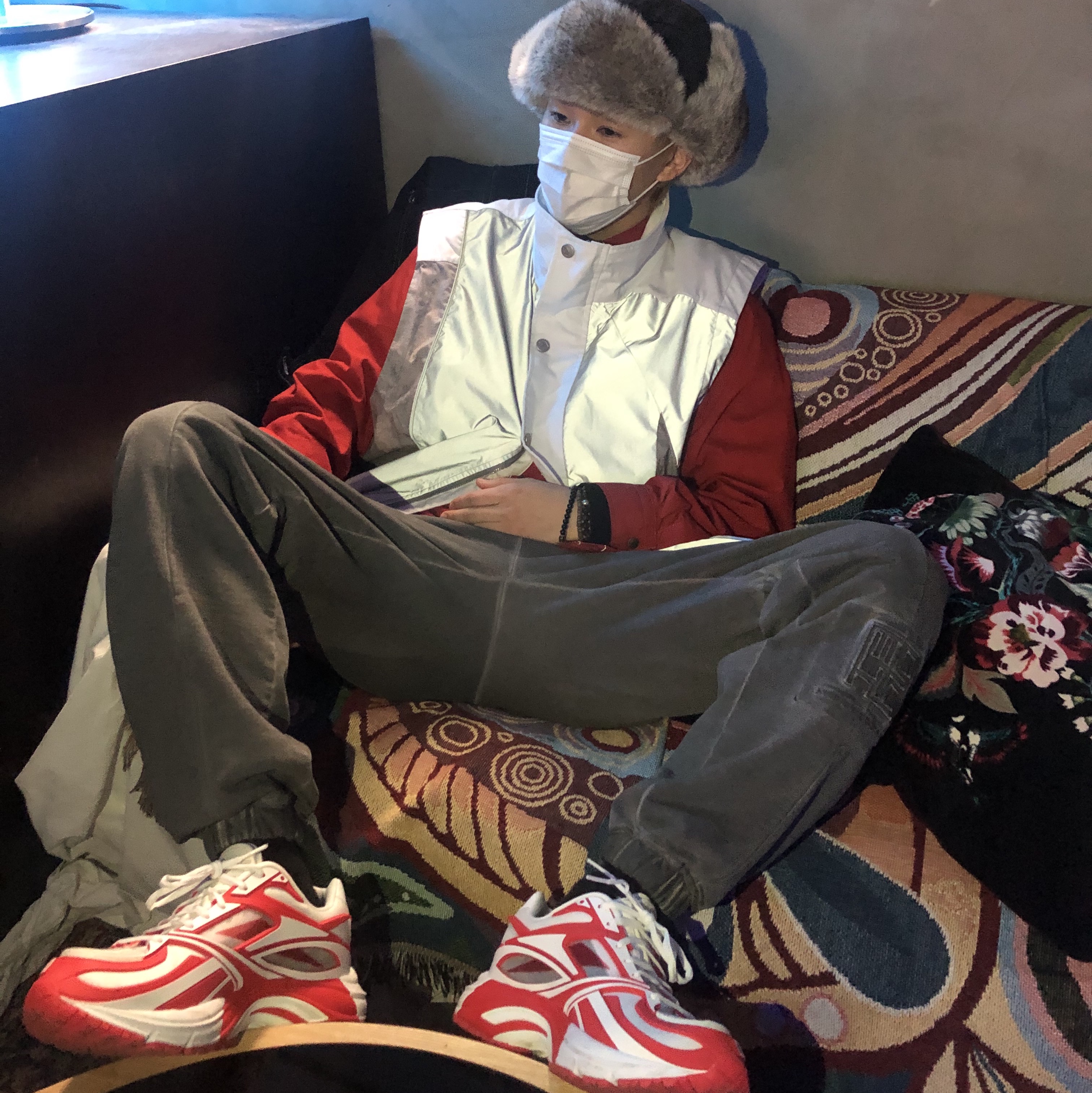 Reebok x Kanghyuk Premier Road Modern White Red  착용 스타일