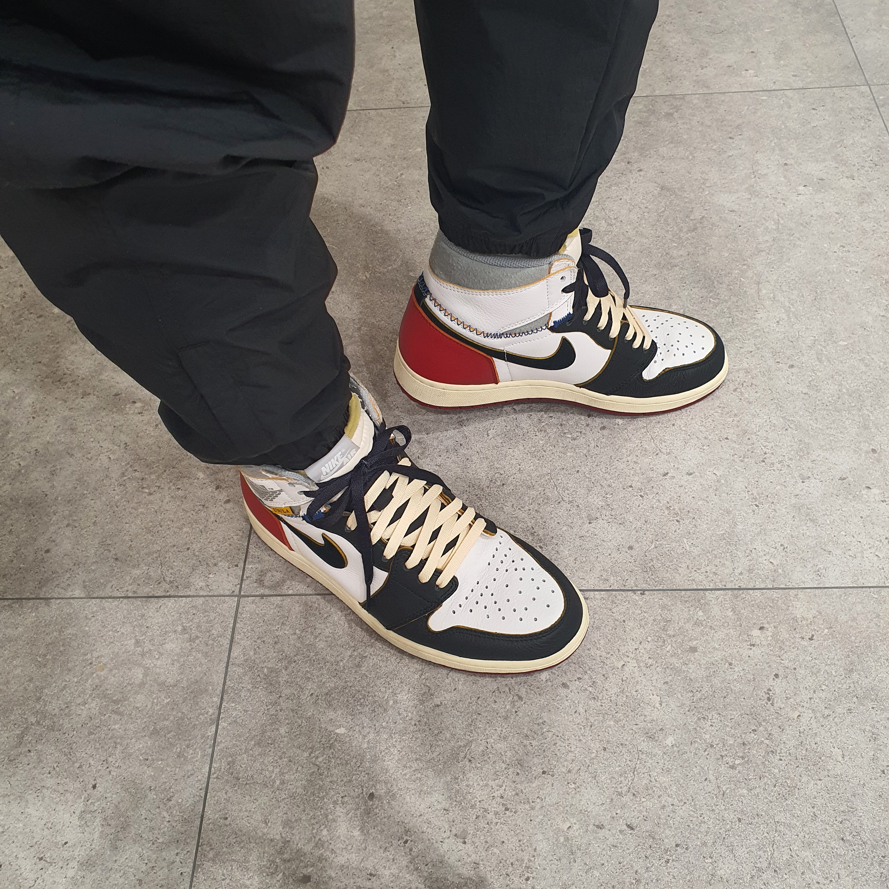Jordan 1 x Union Retro High Black Toe 착용 스타일