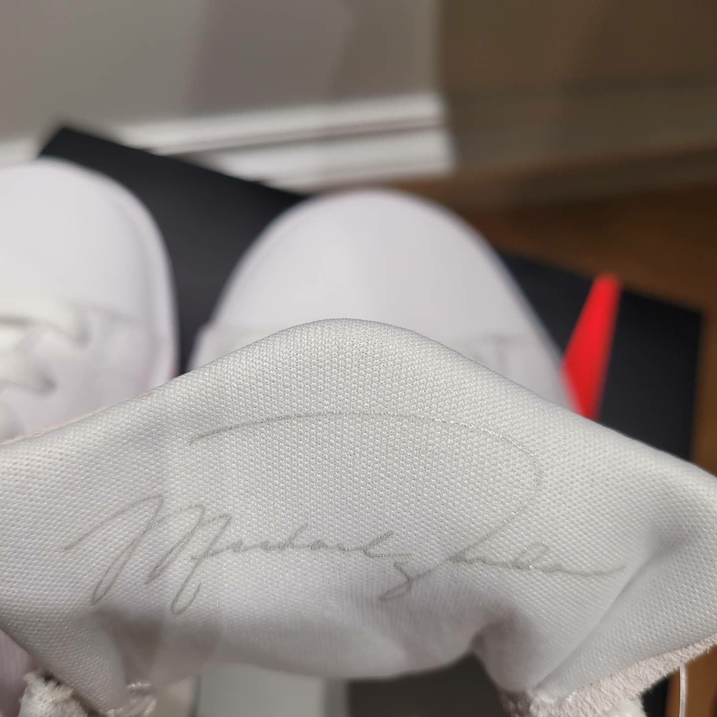 Jordan 1 Centre Court White On White 착용 스타일 - 3