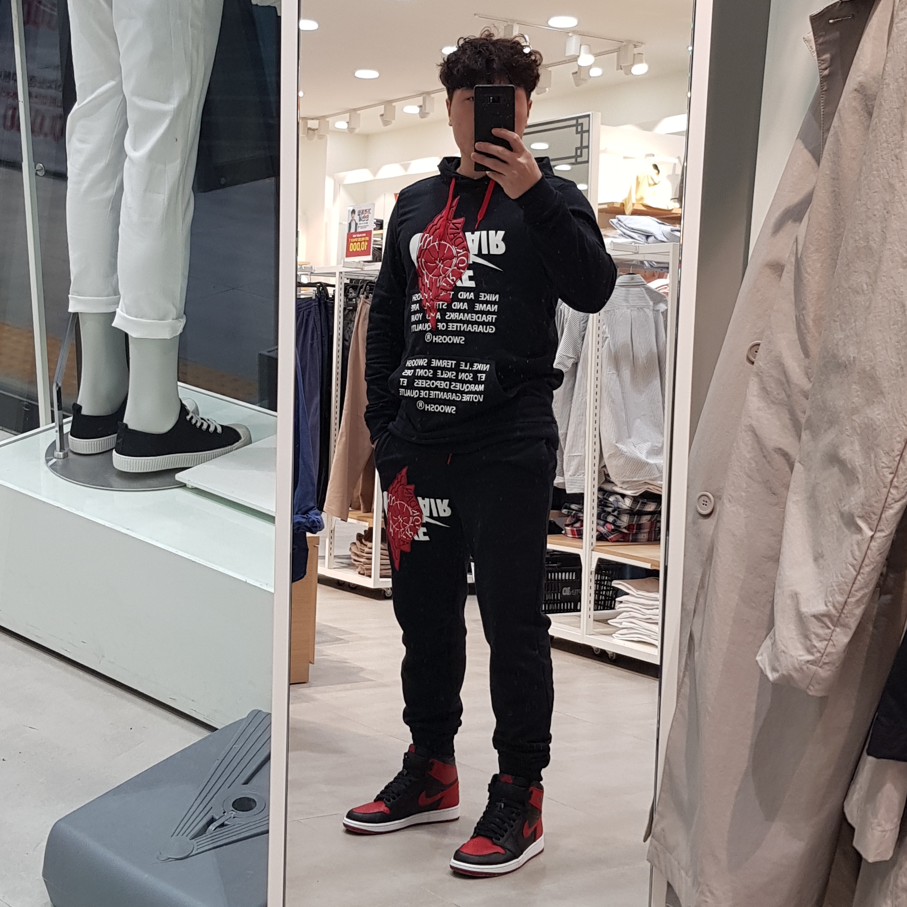 Jordan 1 Retro High OG Bred Banned 2016 착용 스타일