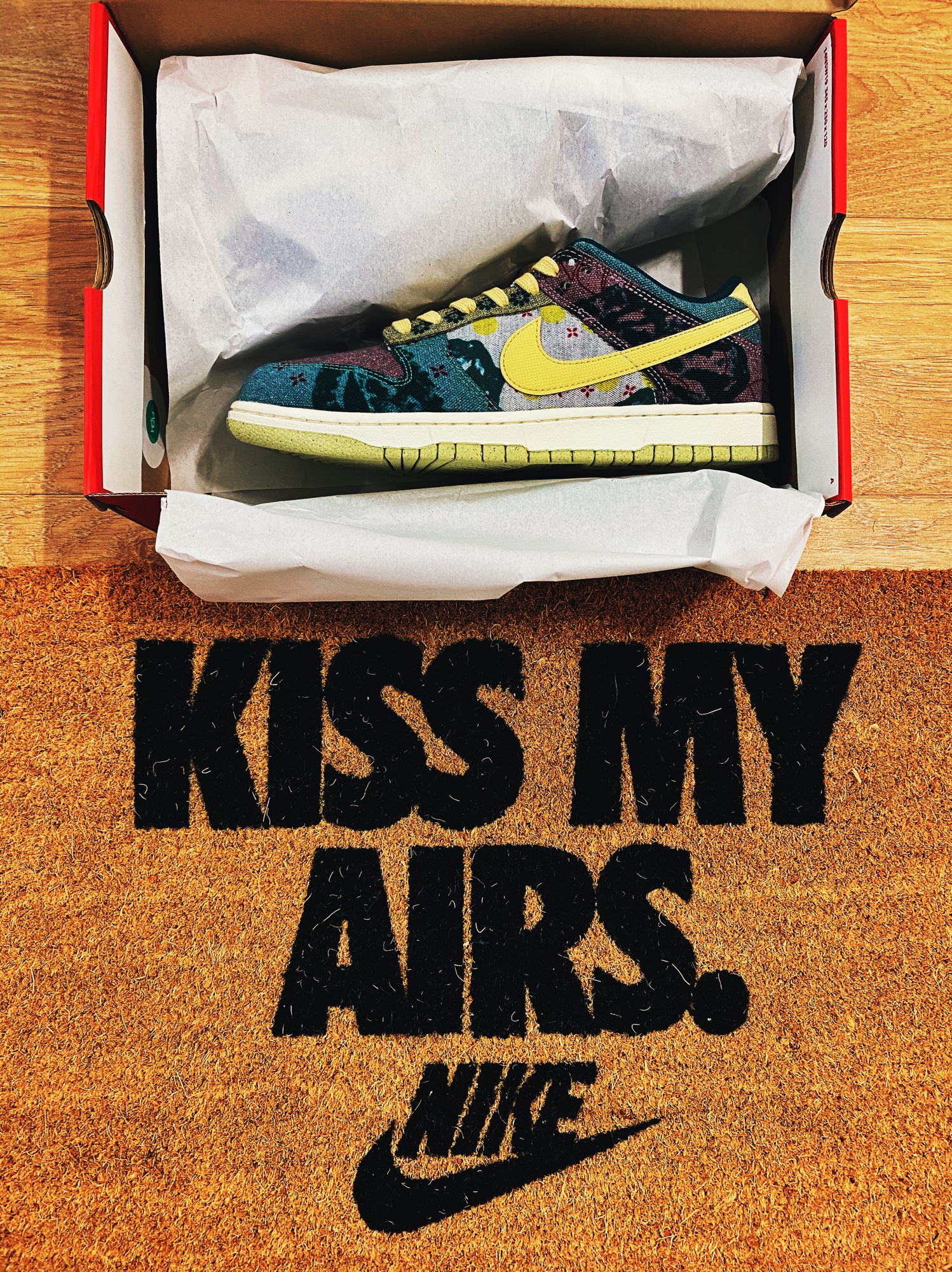 Nike Dunk Low SP Community Garden 착용 스타일