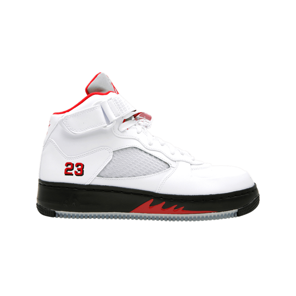 318608-161 Jordan 5 Fusion Varsity White Red - 대표 이미지 #1