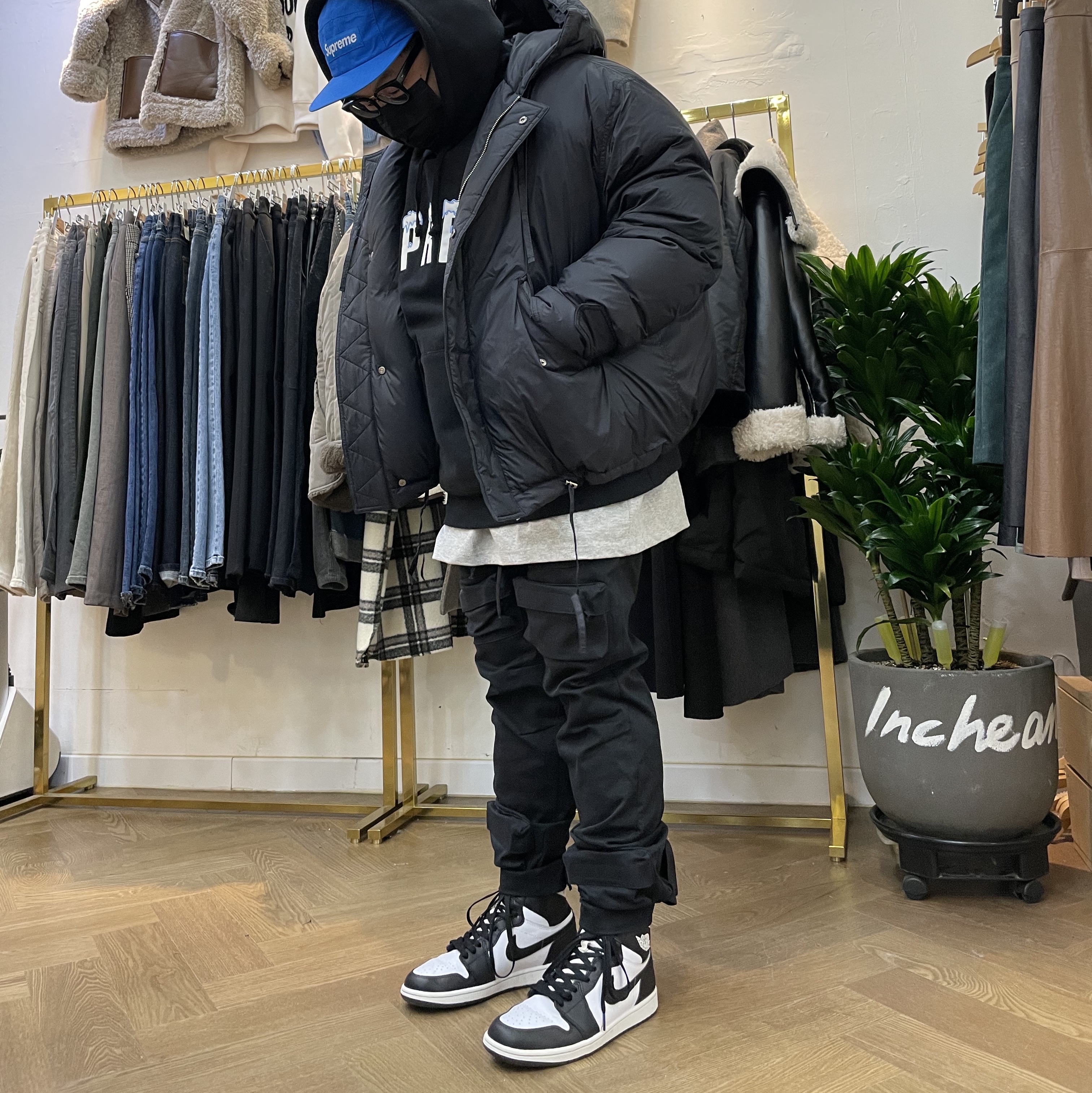 Jordan 1 Retro High OG Black White 2014 착용 스타일