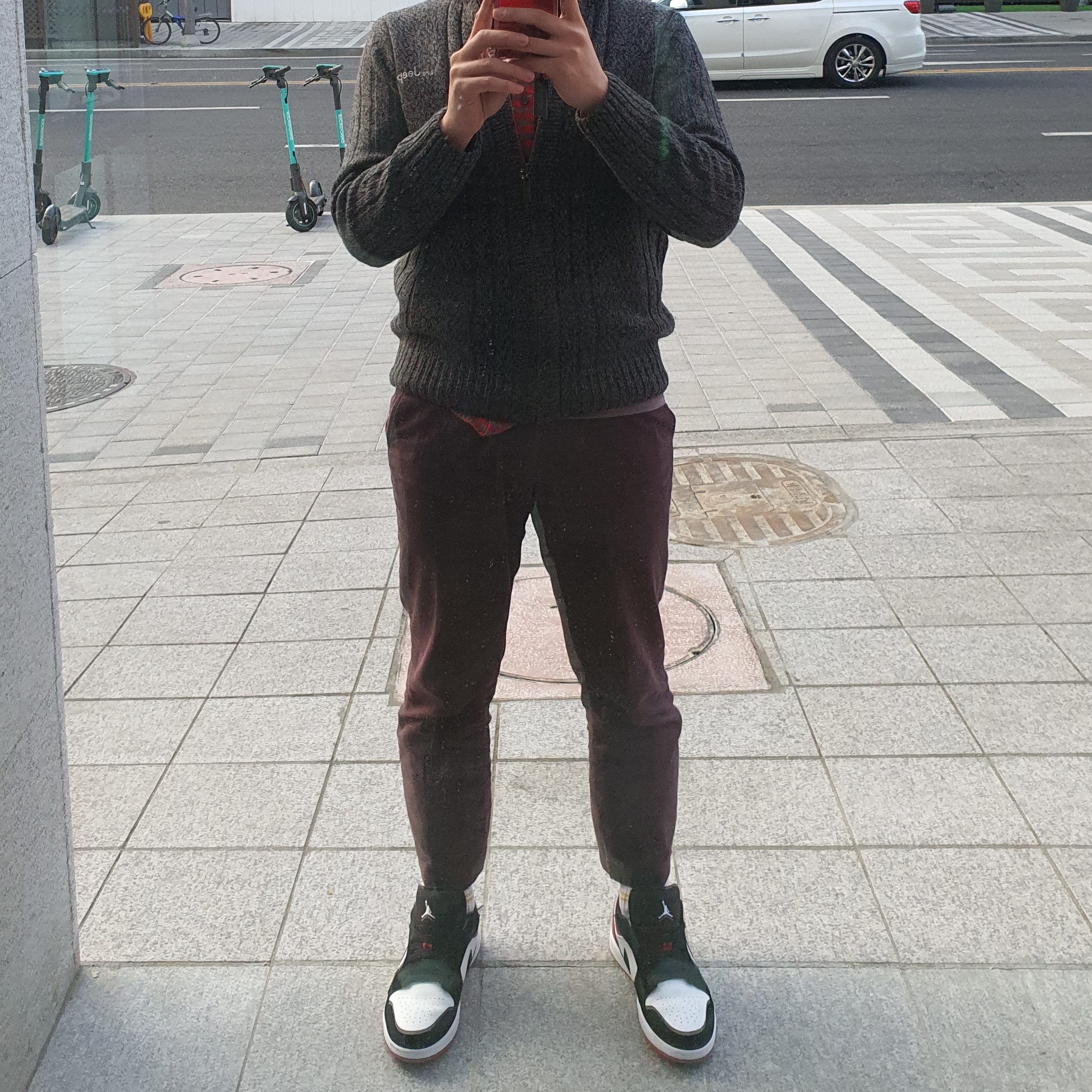 Jordan 1 Low Black Toe 착용 스타일 - 1