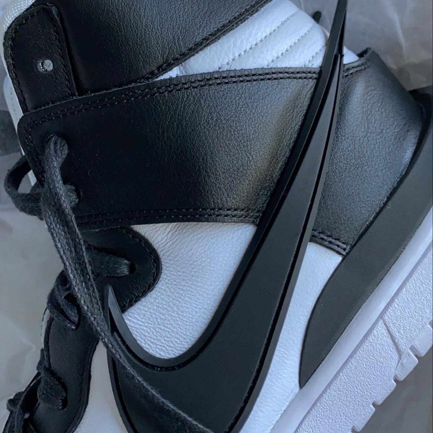 Nike x Ambush Dunk High Black 착용 스타일 - 4