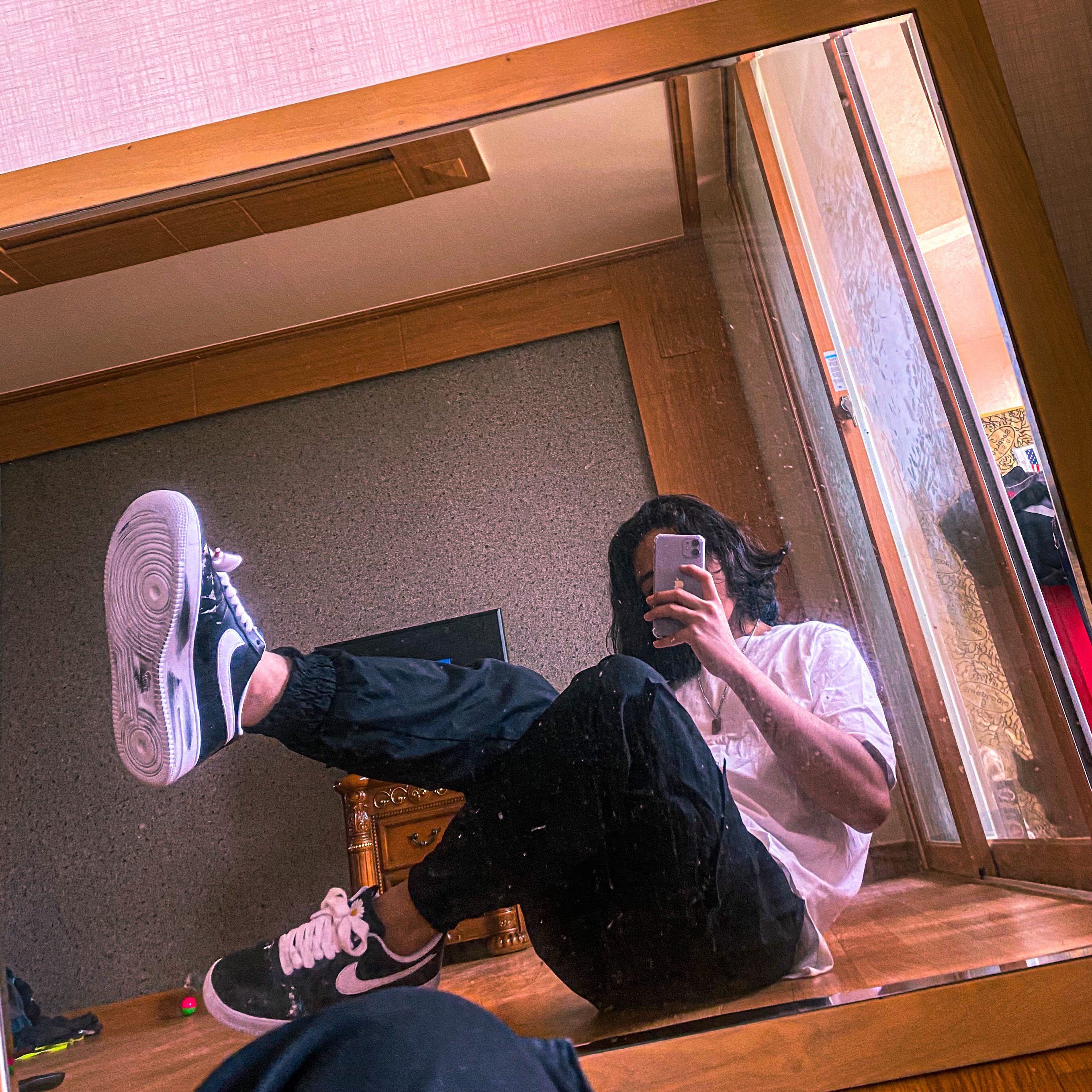 Nike x Peaceminusone Air Force 1 Low Para-Noise, Nike x Peaceminusone Air Force 1 Low Para-Noise 2.0 착용 스타일 - 2