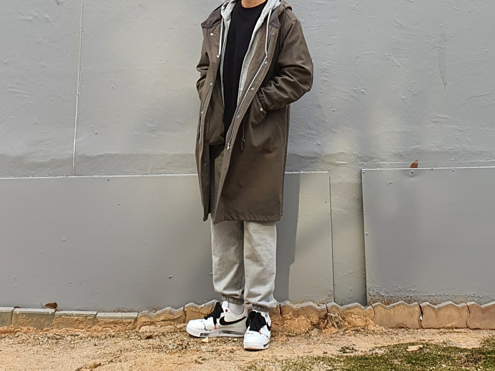 Nike x Peaceminusone Air Force 1 Low Para-Noise 2.0 착용 스타일 - 1