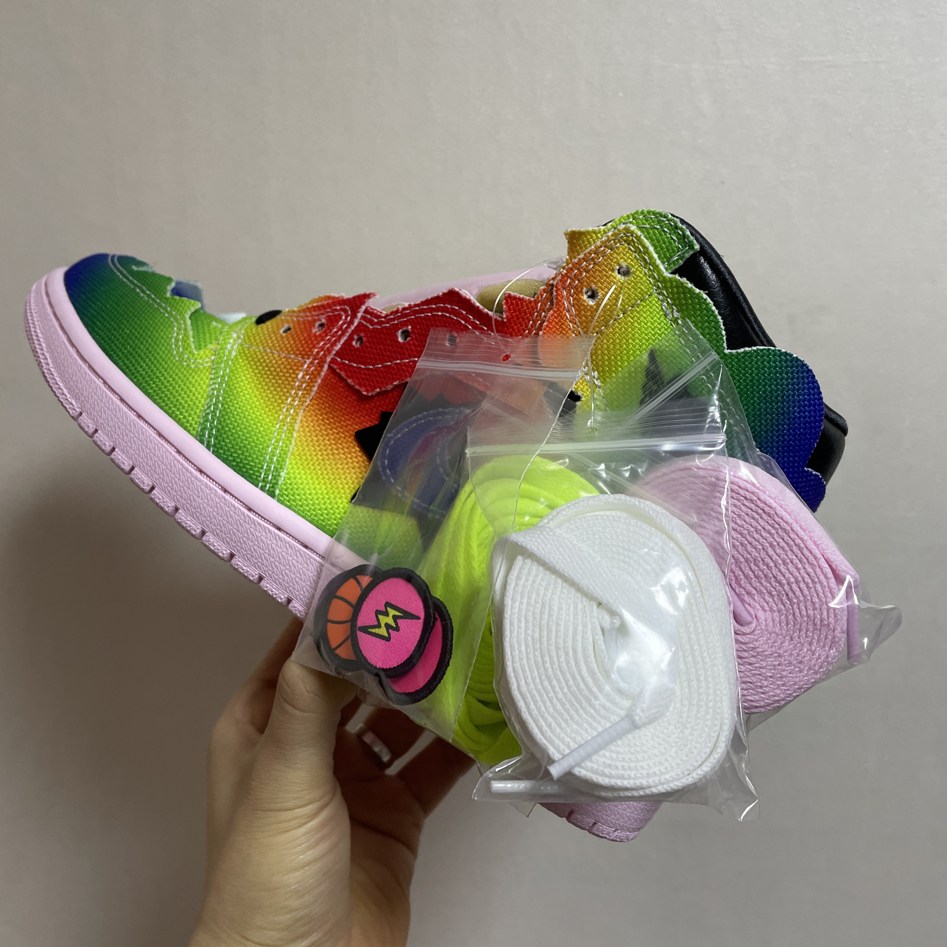 Jordan 1 x J Balvin Retro High OG 착용 스타일 - 4